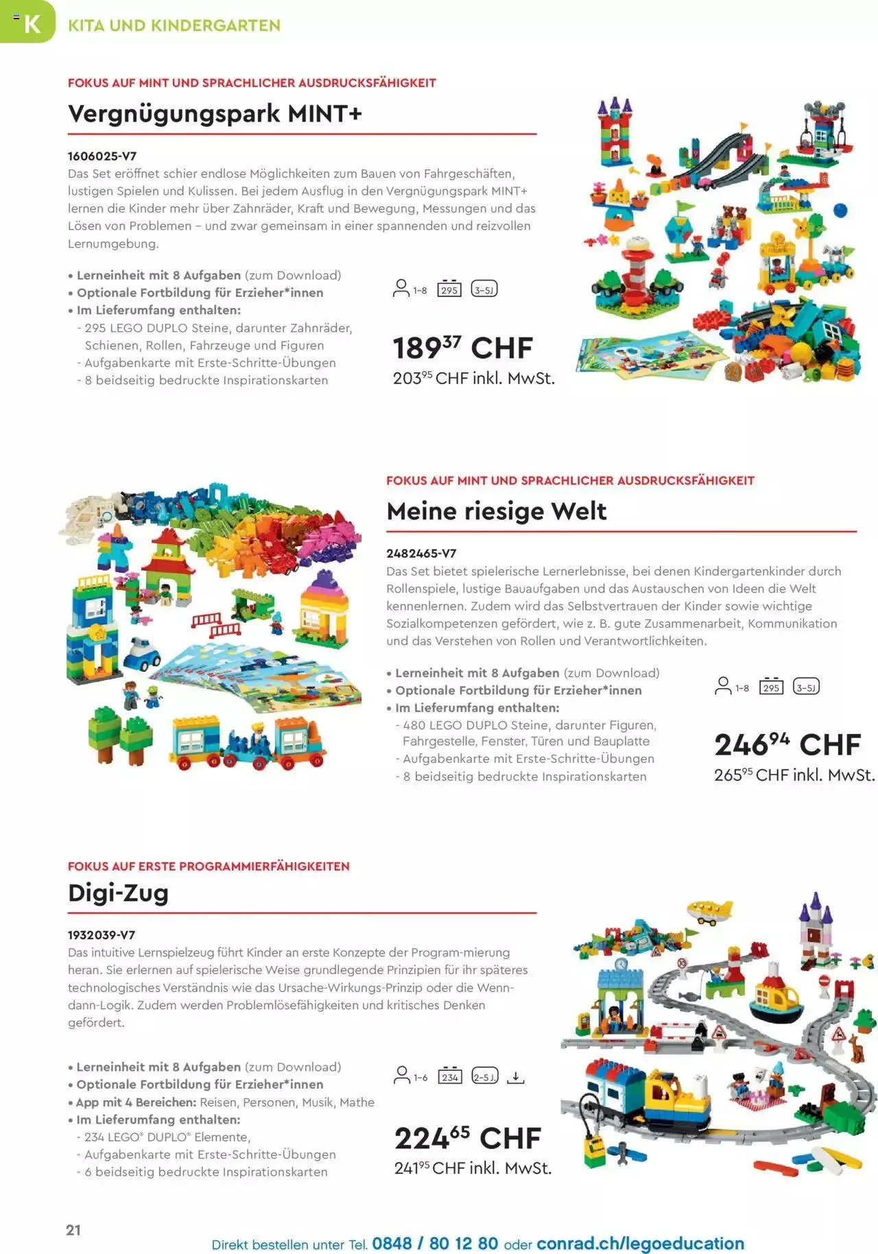 Conrad - Lego Education Lernkonzepte von 1. Januar bis 31. Dezember 2023 - Prospekt seite  22