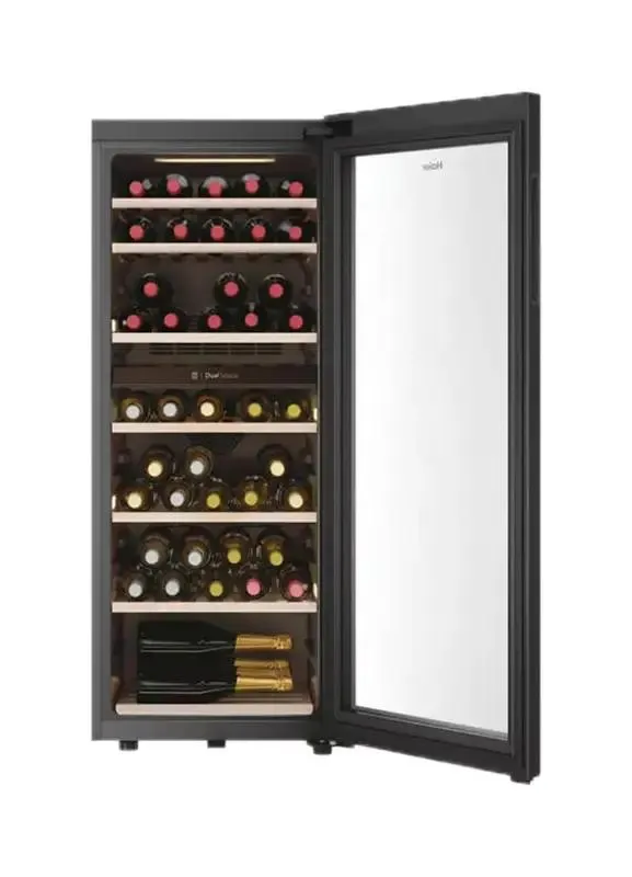 Haier HWS77GDAU1 Weinschrank Schwarz rechts inkl. Weinset