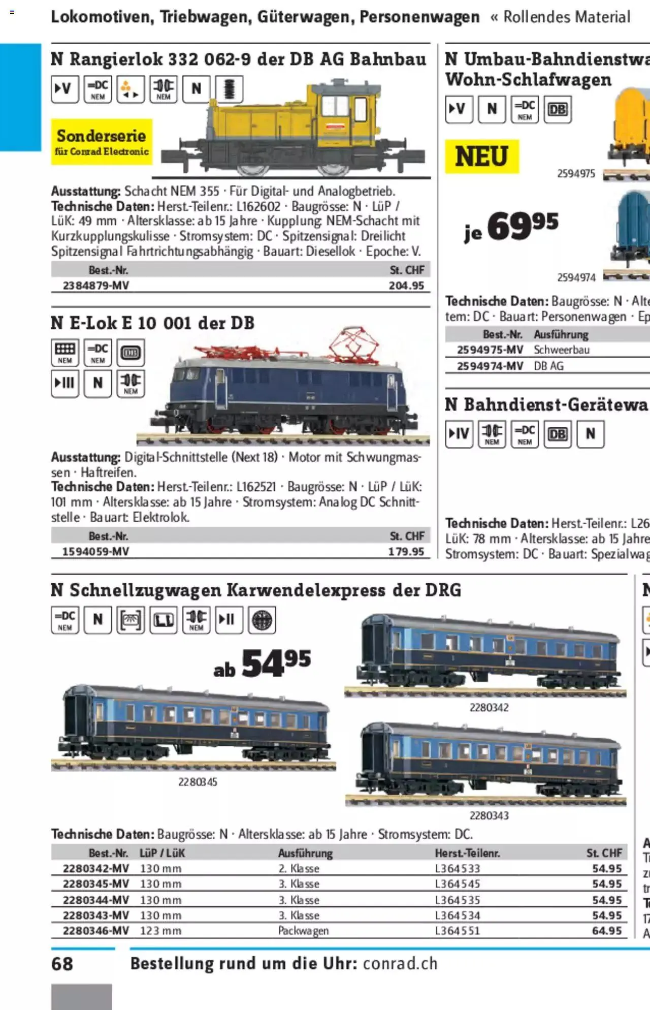 Conrad - Modellbahn Katalog 2022/23 von 5. September bis 31. Dezember 2023 - Prospekt seite  139
