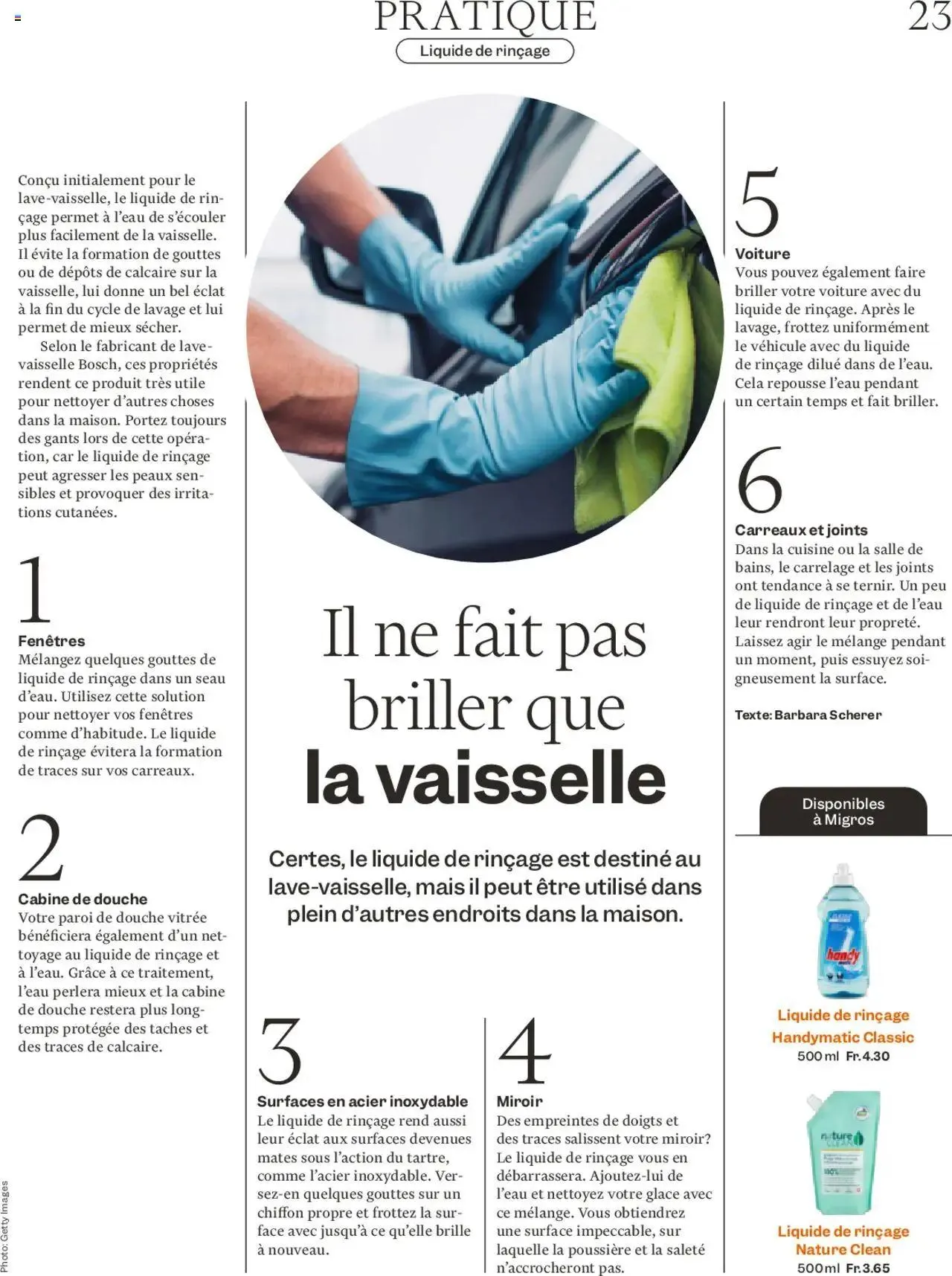 Migros - Magazin FR von 30. September bis 6. Oktober 2024 - Prospekt seite 23