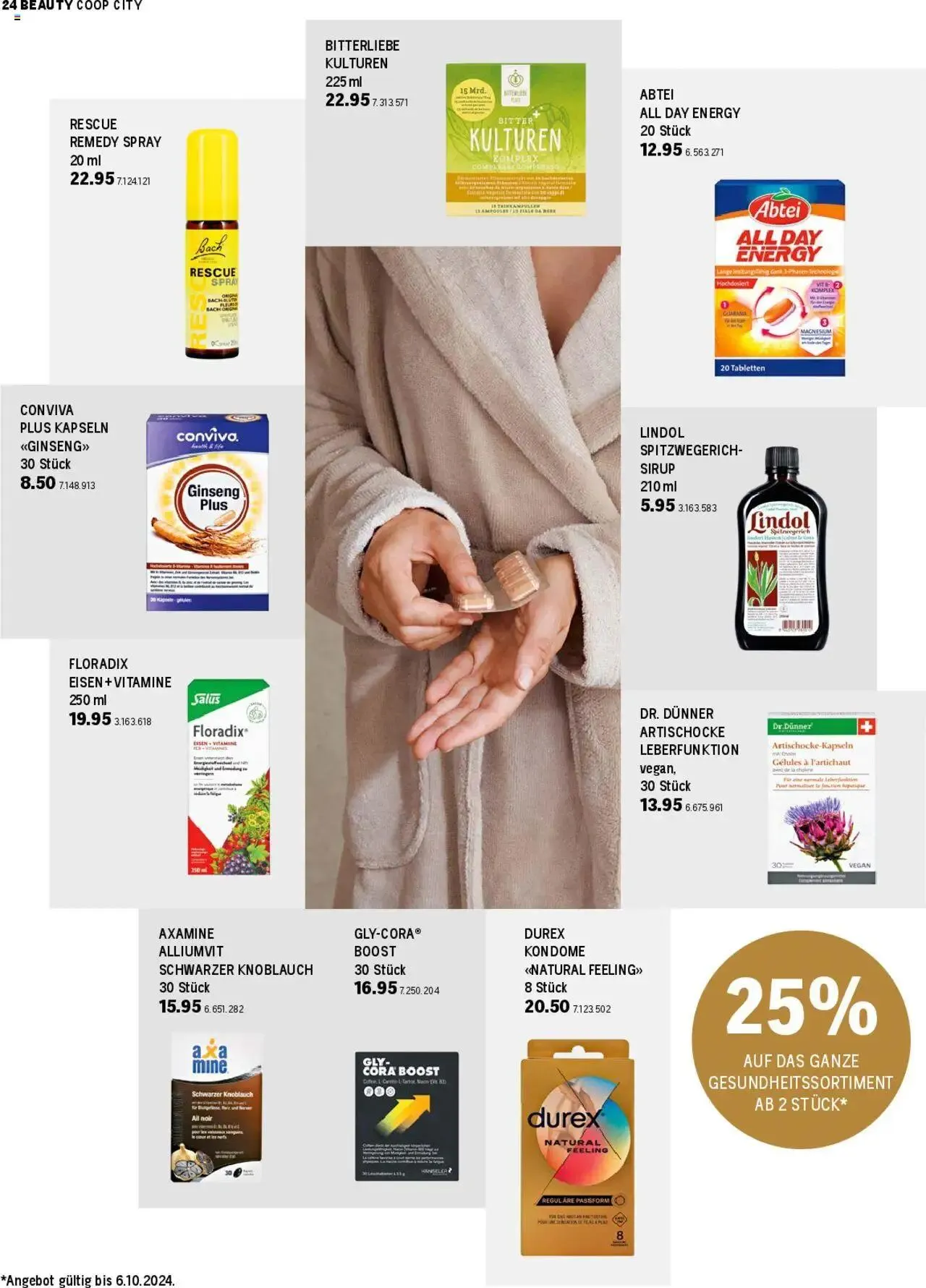 Coop City Magazin von 24. September bis 31. Dezember 2024 - Prospekt seite  24