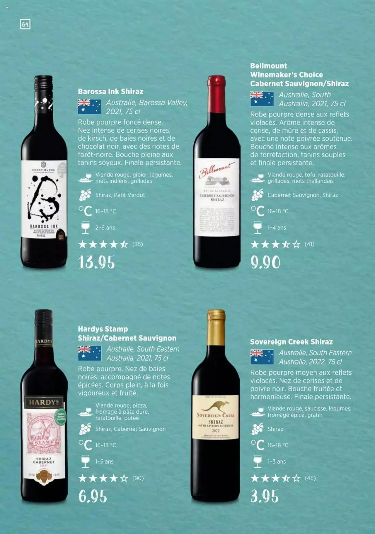 Denner Guide des vins 2023 /2024 FR von 11. September bis 31. Dezember 2024 - Prospekt seite  64