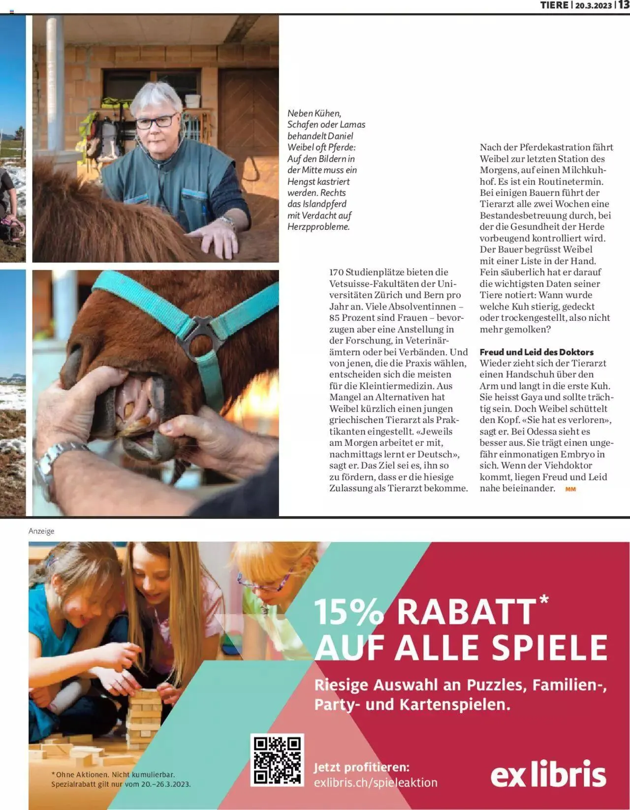 Migros - Magazin von 20. März bis 31. Dezember 2023 - Prospekt seite  13