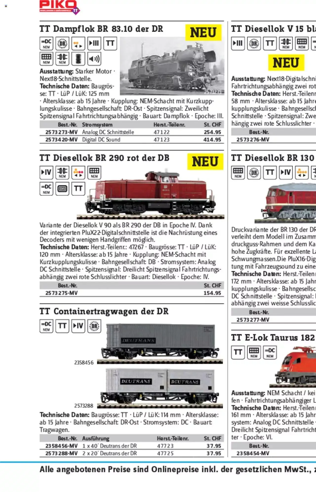 Conrad - Modellbahn Katalog 2022/23 von 5. September bis 31. Dezember 2023 - Prospekt seite  109
