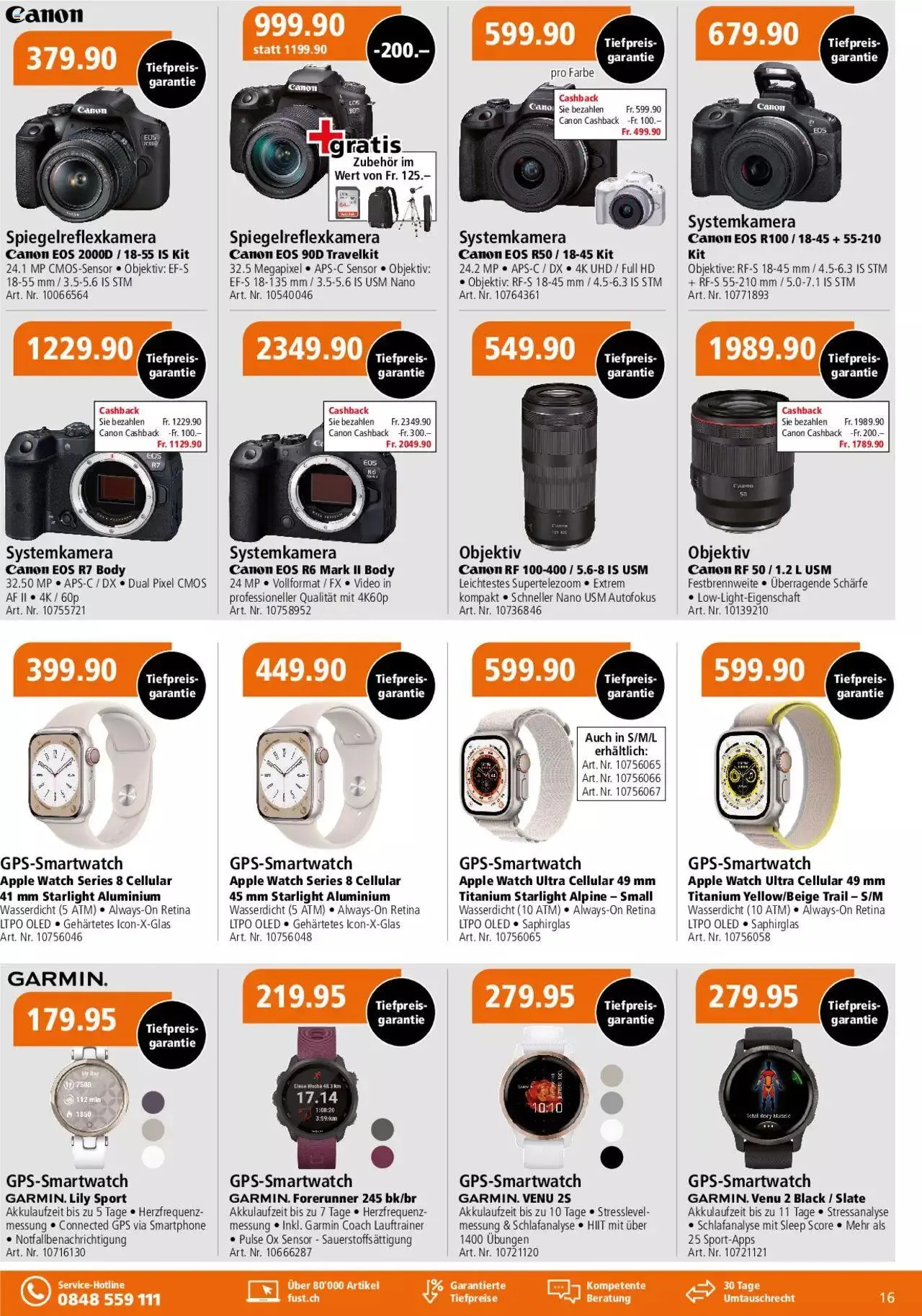 Fust Multimedia Post von 6. November bis 19. November 2023 - Prospekt seite  16