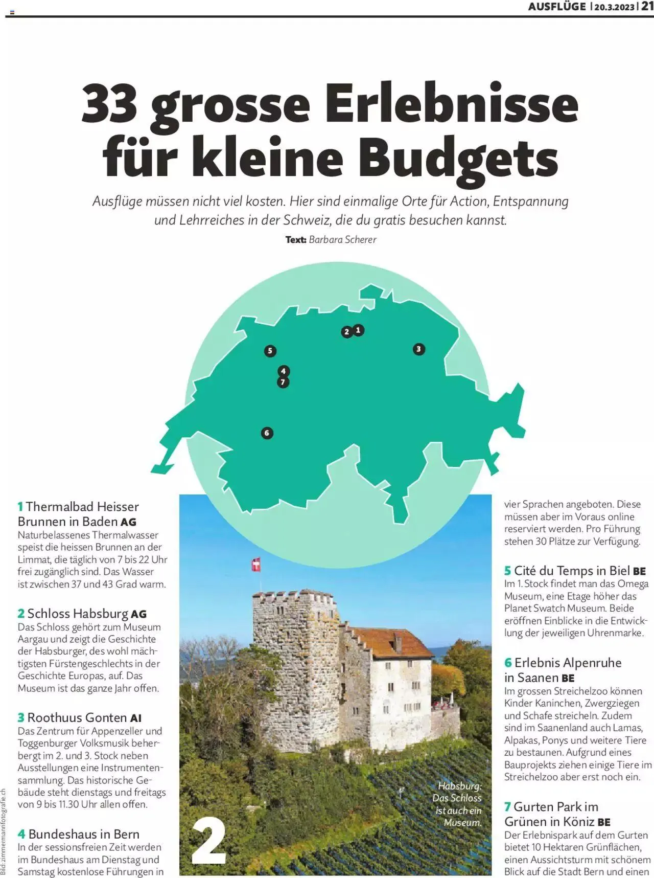 Migros - Magazin von 20. März bis 31. Dezember 2023 - Prospekt seite  21