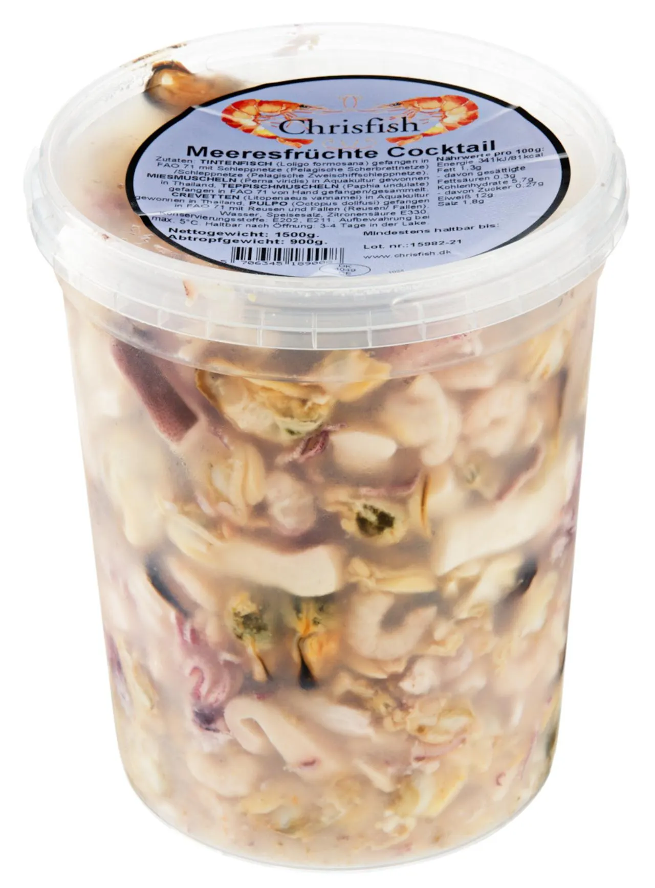 Chrisfisch Meerfrüchte-Cocktail in Lake