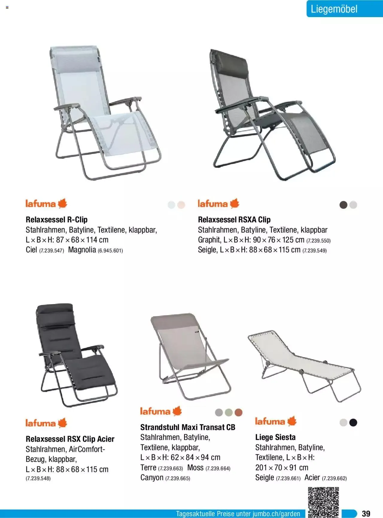 Jumbo Gartenmobelbroschure 2024 von 29. Januar bis 31. Dezember 2024 - Prospekt seite  39