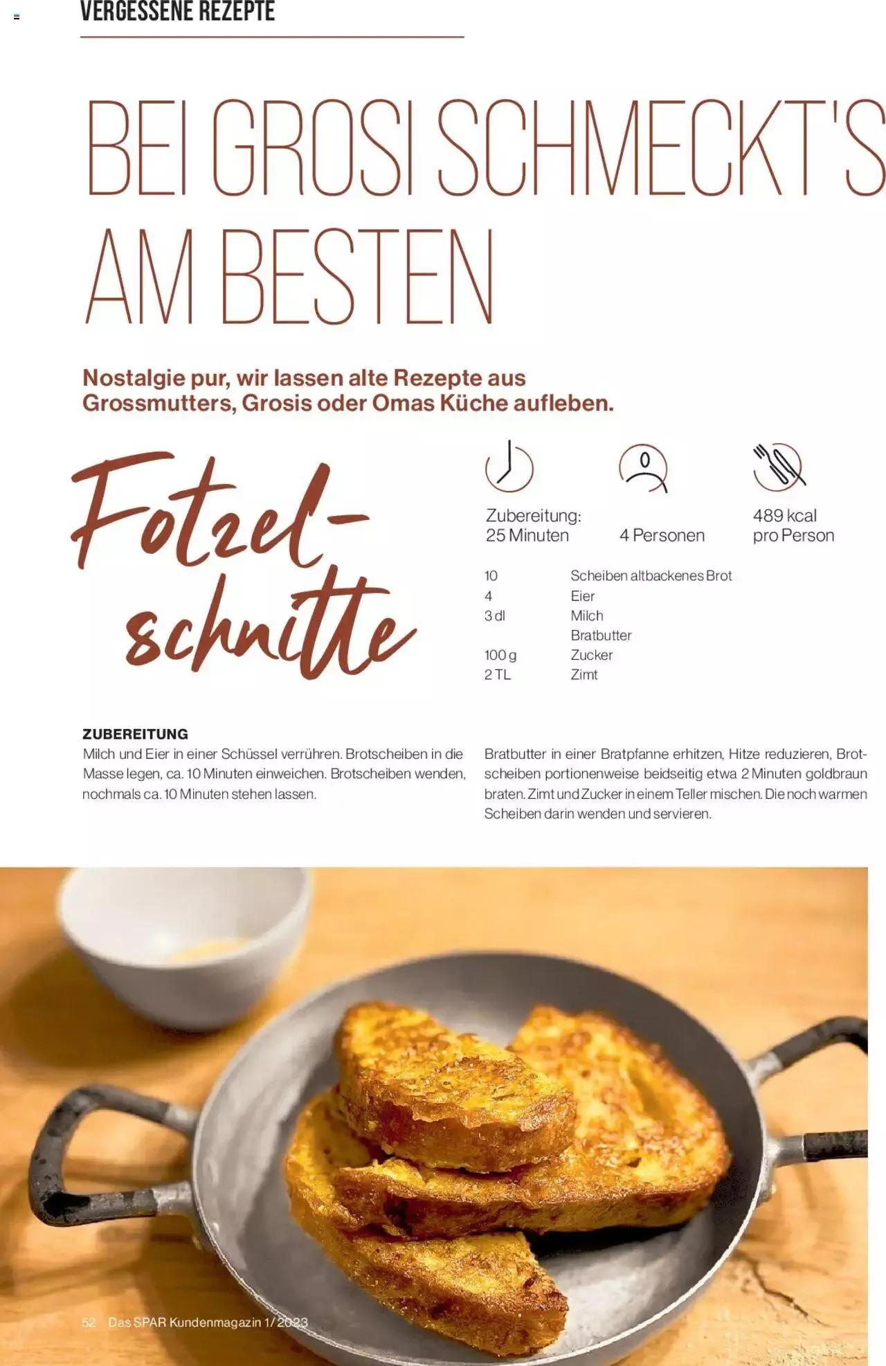 SPAR Kundenmagazin von 2. März bis 31. Dezember 2023 - Prospekt seite  52