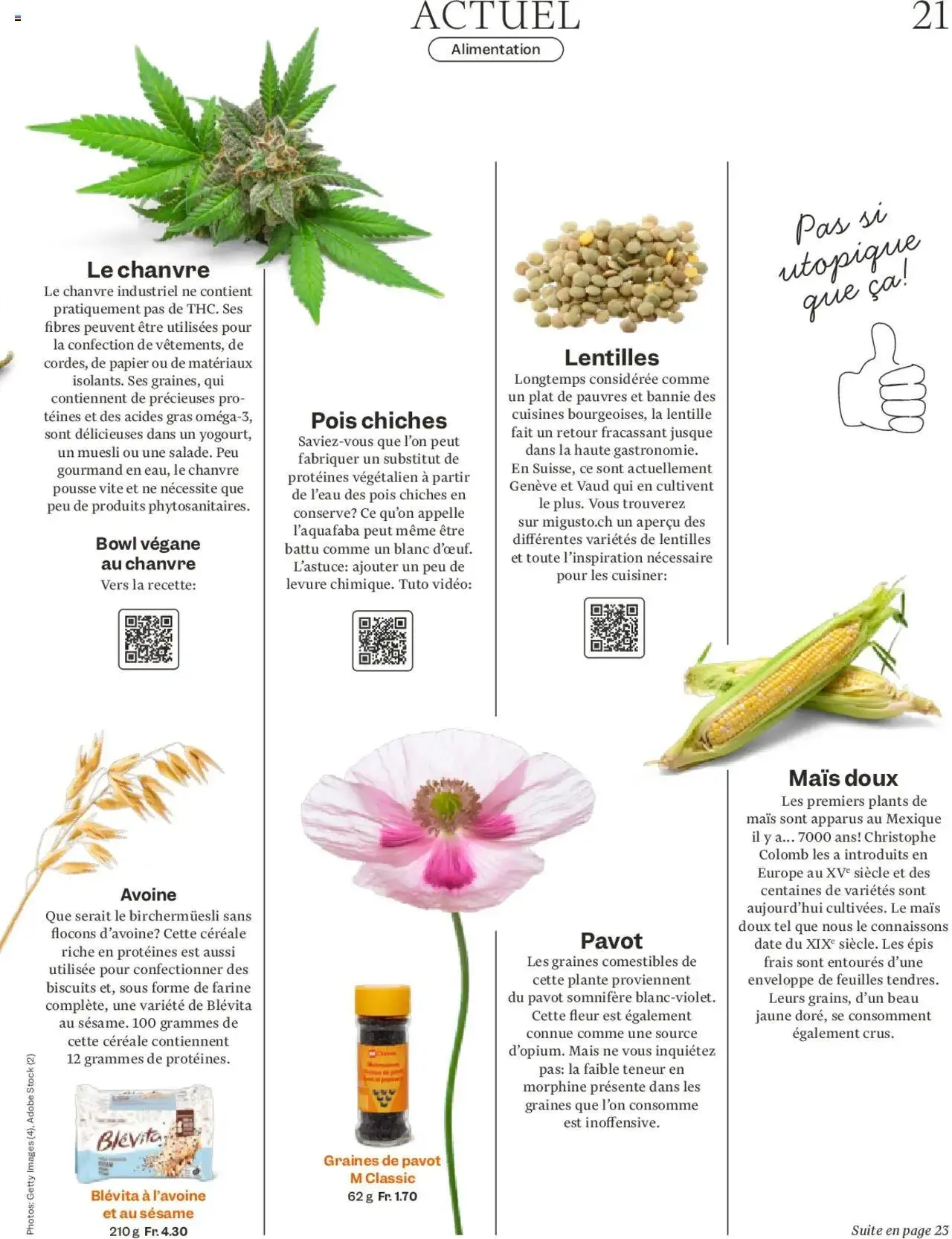 Migros Magazin FR von 21. Oktober bis 27. Oktober 2024 - Prospekt seite 21