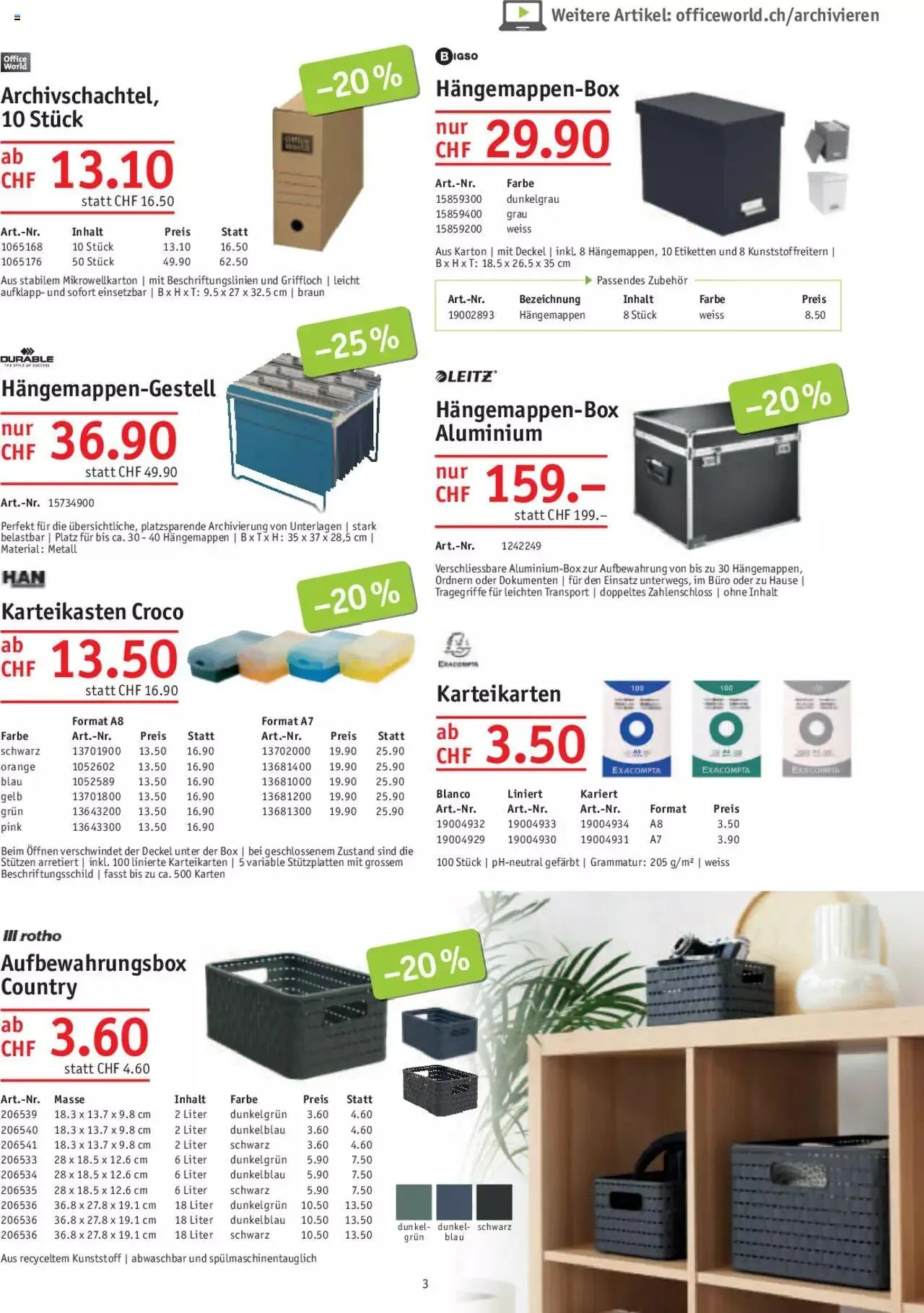 Office World Aktionen von 30. November bis 27. Dezember 2023 - Prospekt seite 3