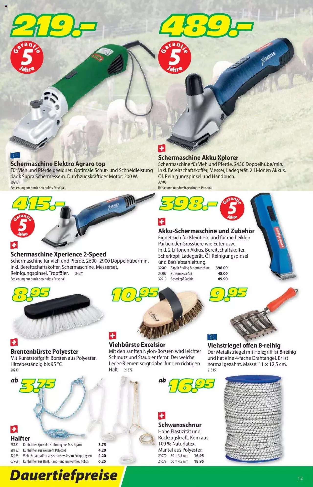 Landi - Hof und Stall 2022 von 1. Mai bis 31. Dezember 2023 - Prospekt seite 12