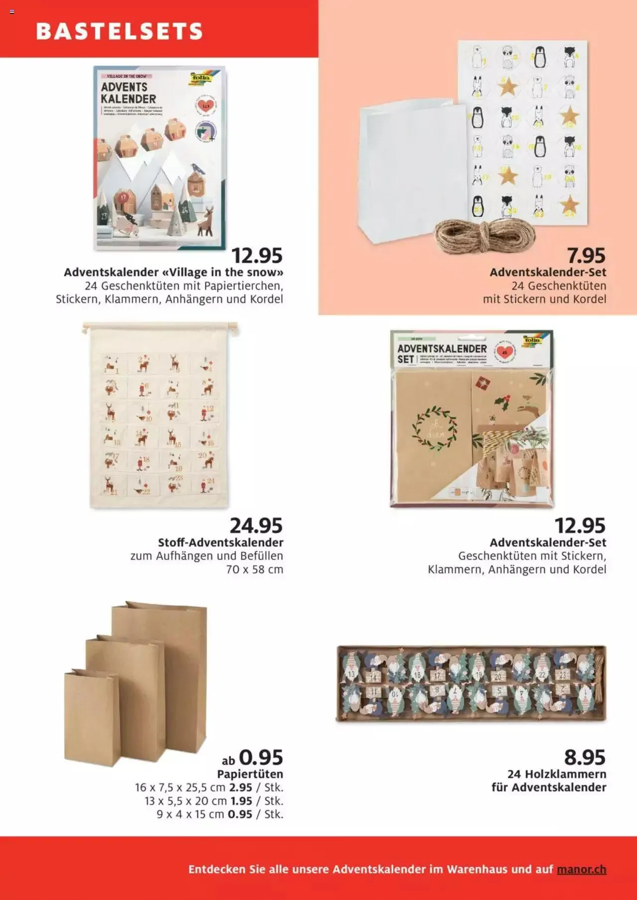 Manor Adventskalender von 19. Oktober bis 31. Dezember 2023 - Prospekt seite 7