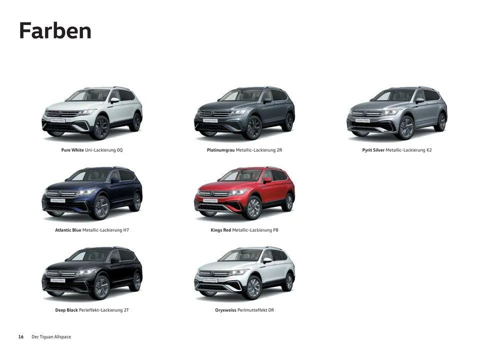 Das Tiguan Allspace von 16. Januar bis 31. Dezember 2024 - Prospekt seite 16