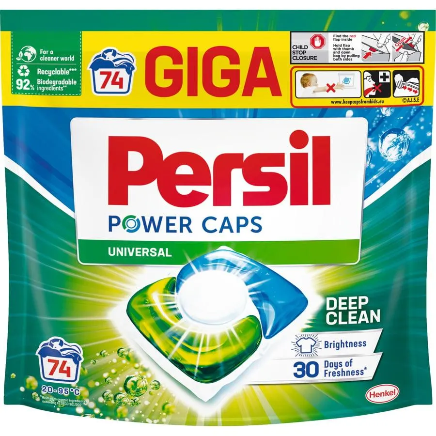 Persil Power Caps Universal Deep Clean 74 Waschgänge
