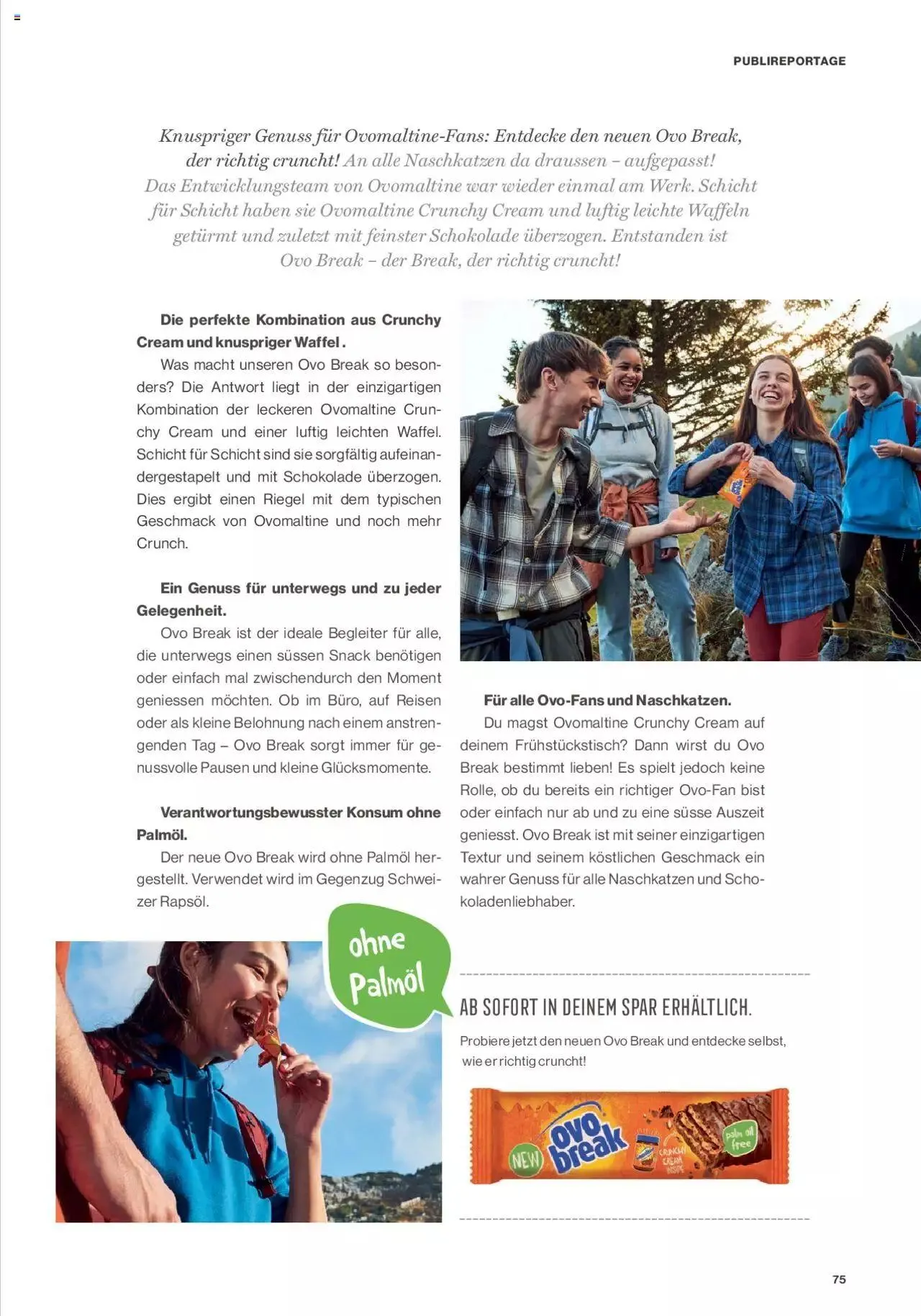 SPAR Kundenmagazin von 22. September bis 31. Dezember 2023 - Prospekt seite 75