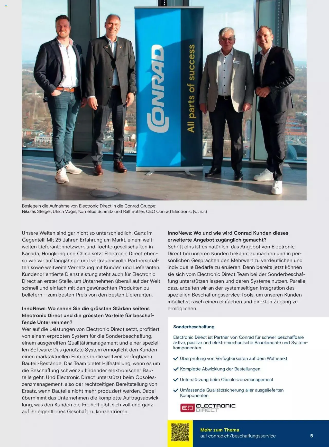 Conrad Aktionen Innovation News von 1. Mai bis 31. Dezember 2024 - Prospekt seite  5