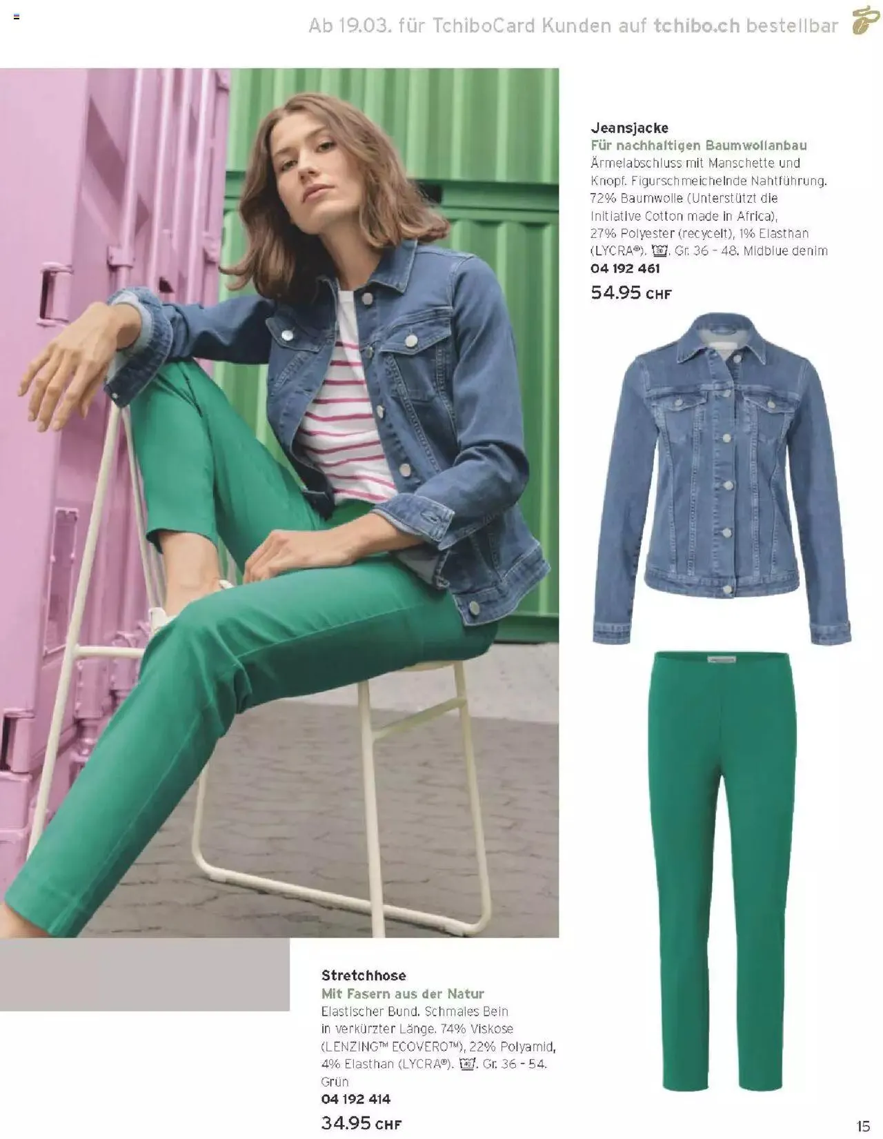 Tchibo Aktionen von 15. März bis 31. Dezember 2024 - Prospekt seite  15