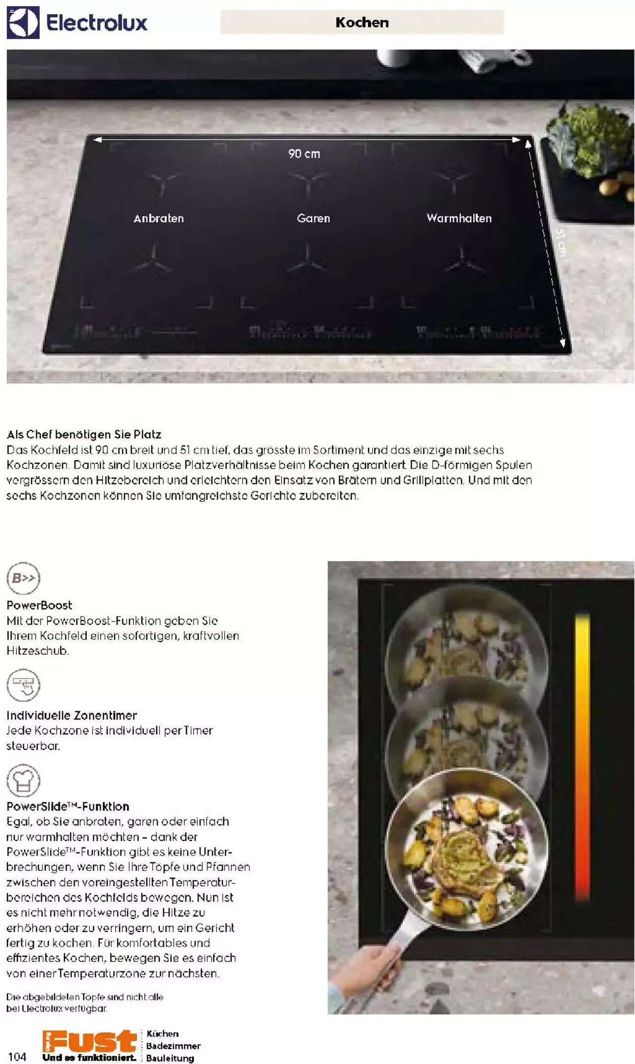 Fust Küchen- und Badezimmerprospekt von 4. März bis 31. Dezember 2024 - Prospekt seite  104
