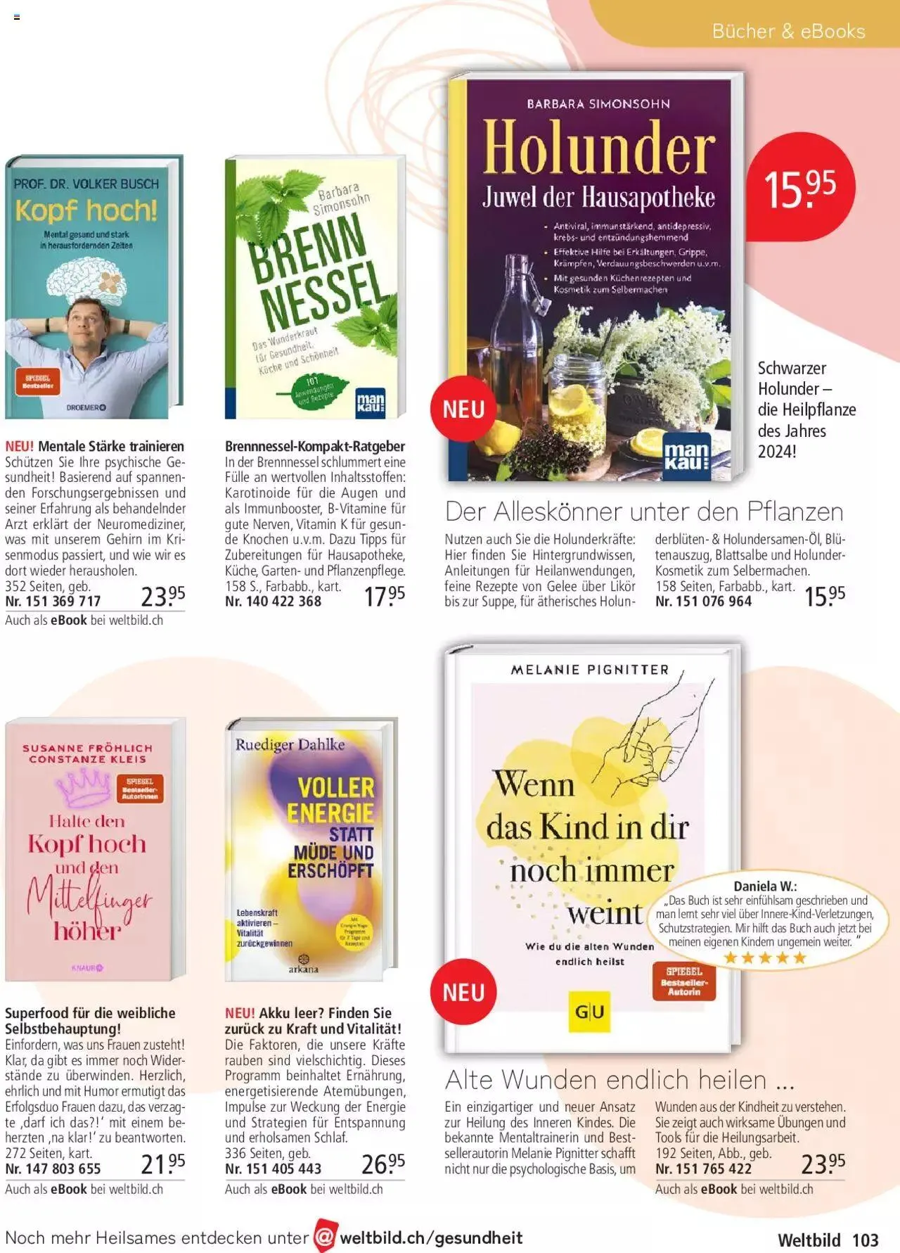 Weltbild Aktionen von 24. Mai bis 31. Dezember 2024 - Prospekt seite  103