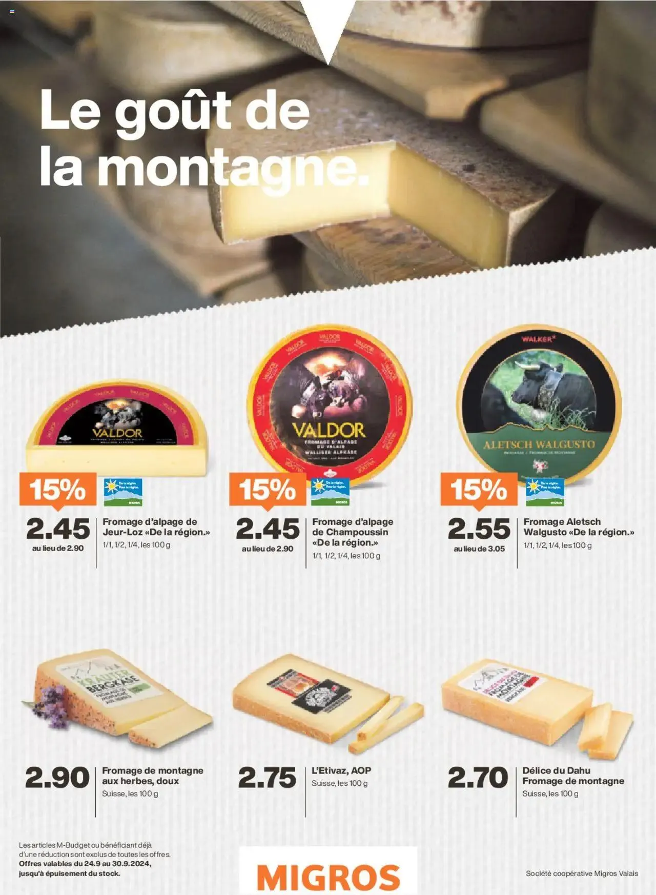Migros - Magazin FR von 23. September bis 29. September 2024 - Prospekt seite  43