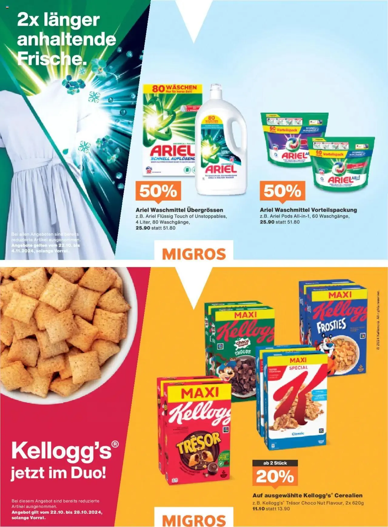 Migros - Magazin von 21. Oktober bis 27. Oktober 2024 - Prospekt seite 46