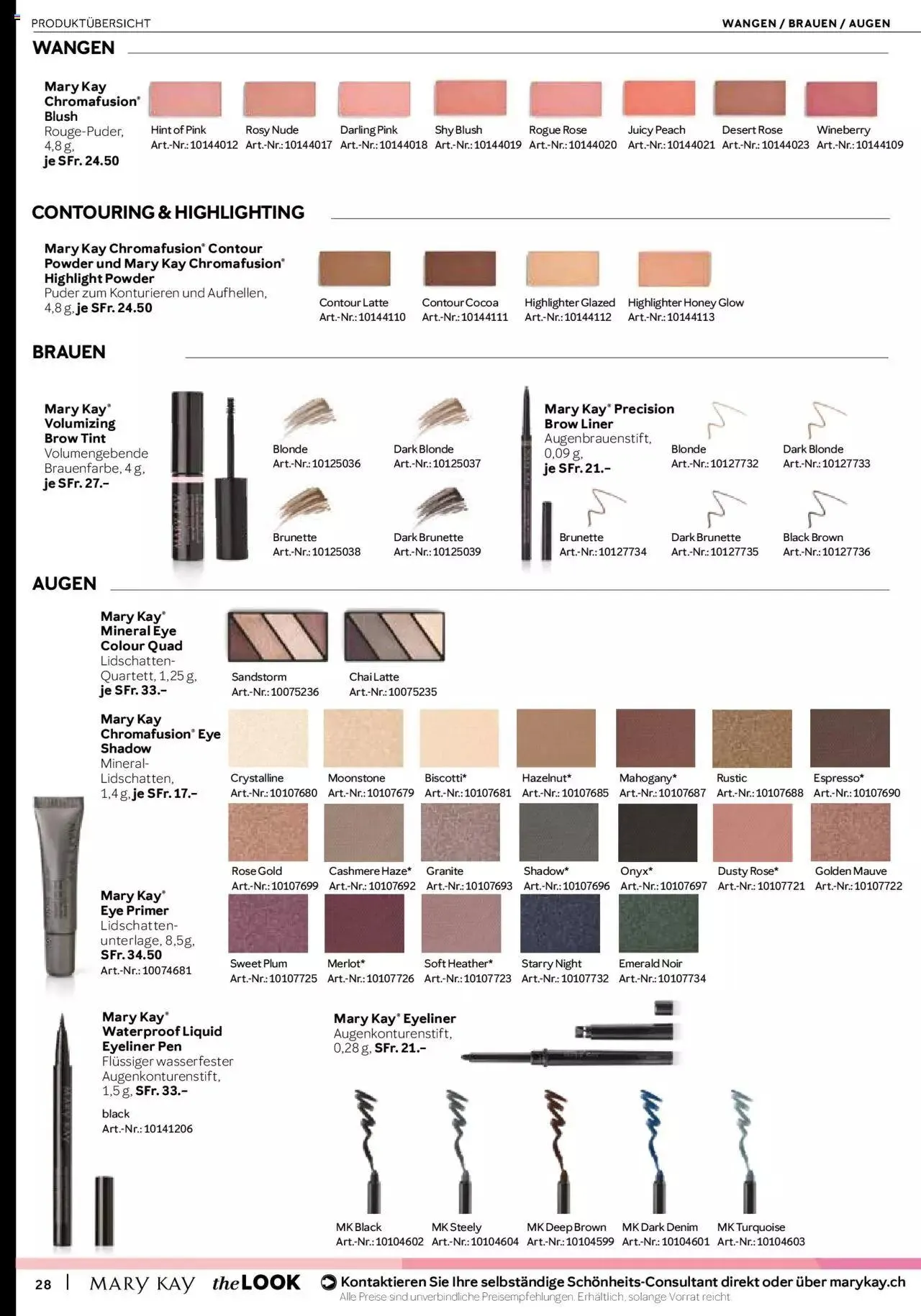 Mary Kay Aktionen von 17. Juli bis 31. Dezember 2023 - Prospekt seite 28