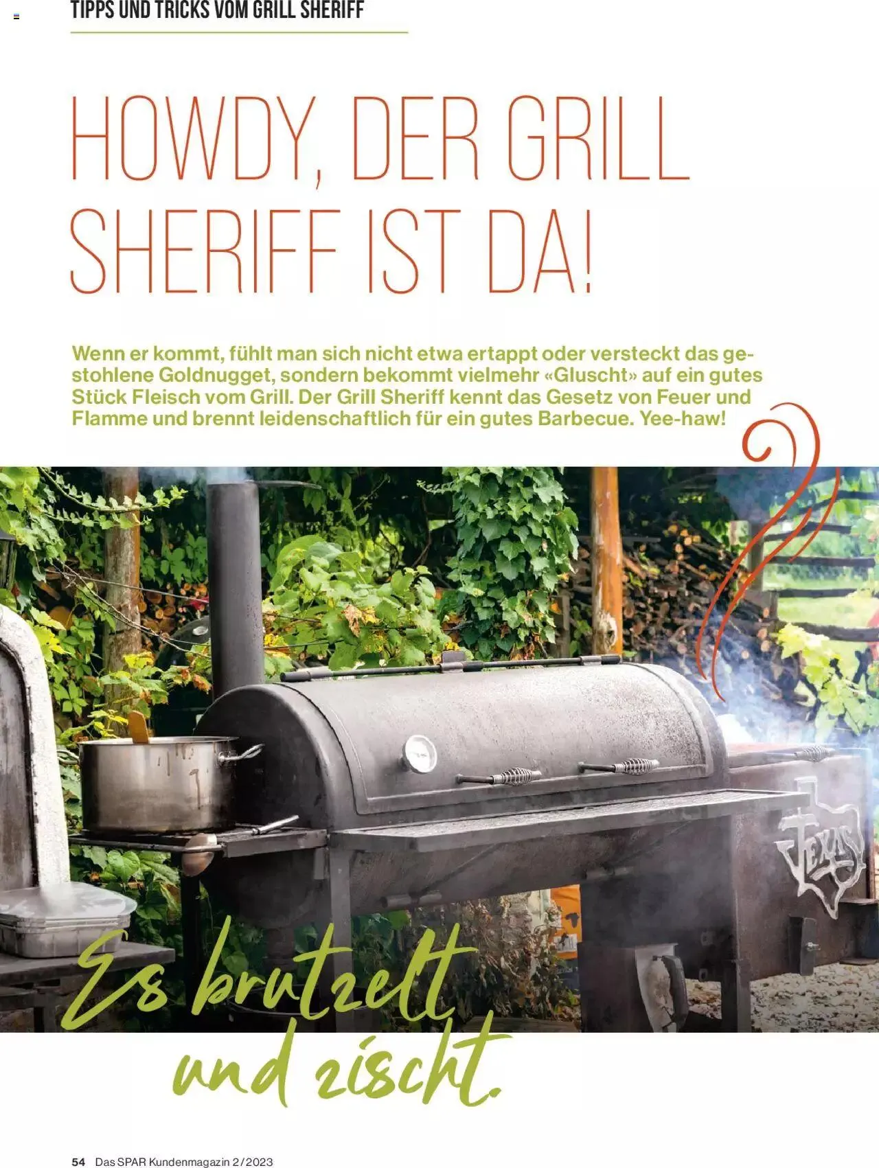 SPAR Kundenmagazin von 31. Mai bis 31. Dezember 2023 - Prospekt seite  54