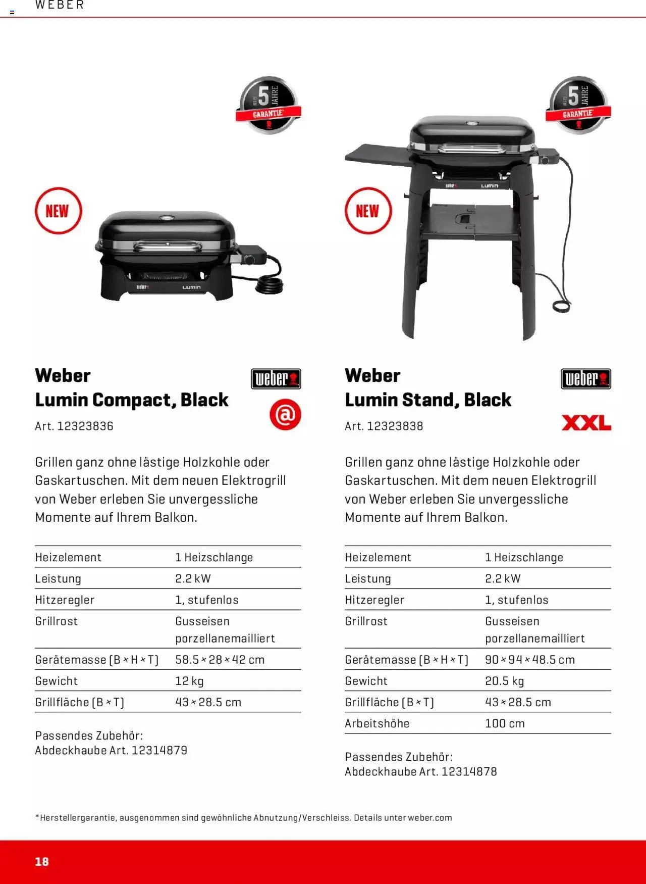 Interdiscount Grill Prospekt von 13. März bis 31. Dezember 2023 - Prospekt seite  18