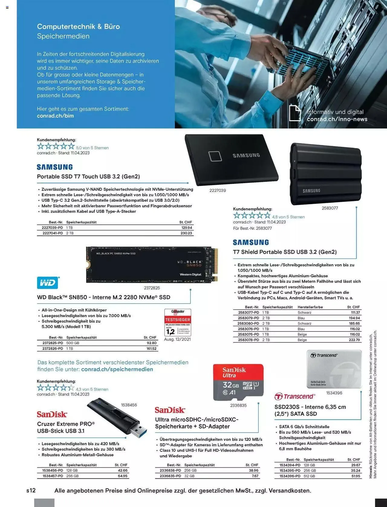 Conrad Handwerk und Technik von 8. Mai bis 31. Dezember 2023 - Prospekt seite 33