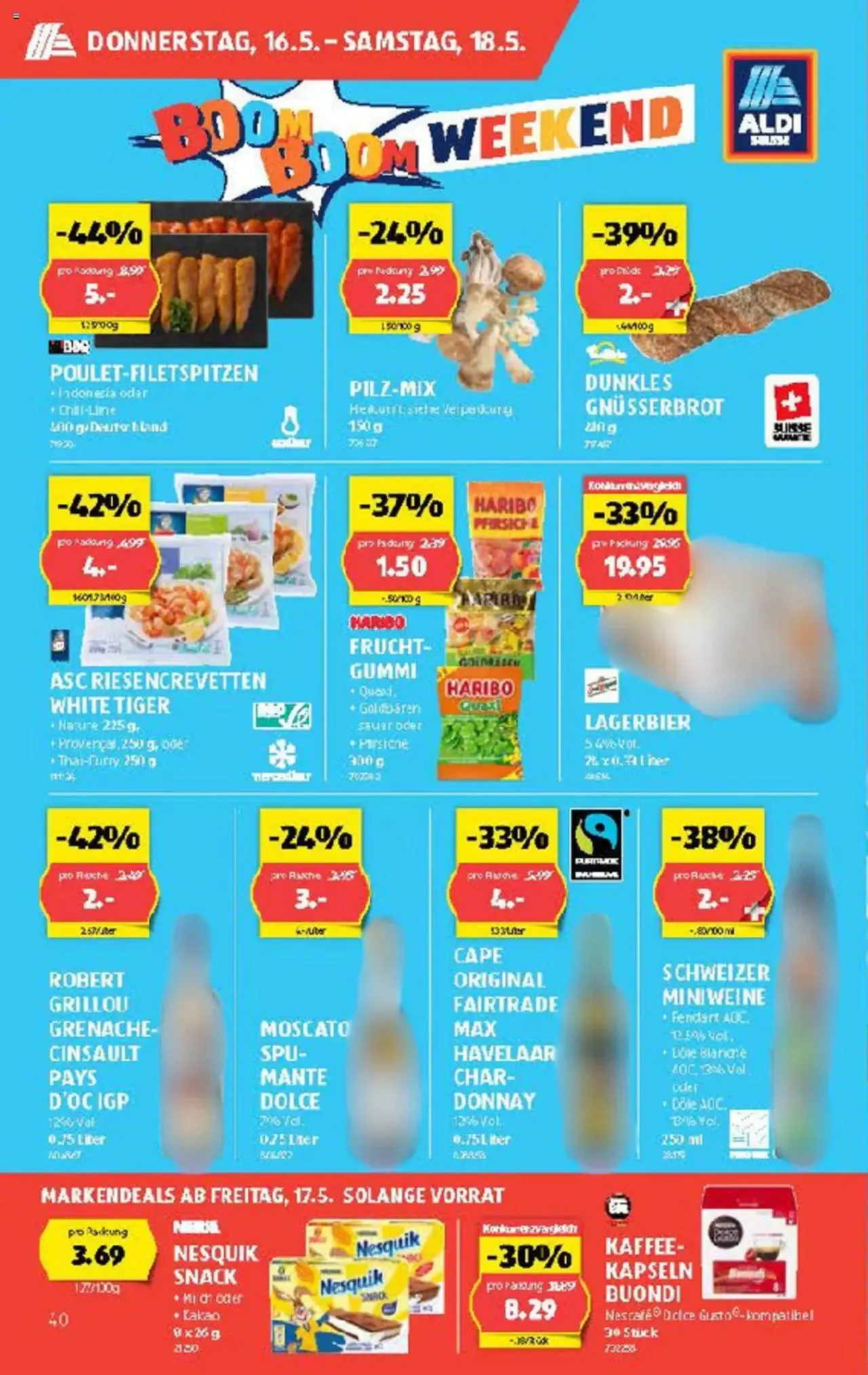Aldi Aktionen von 16. Mai bis 22. Mai 2024 - Prospekt seite  39