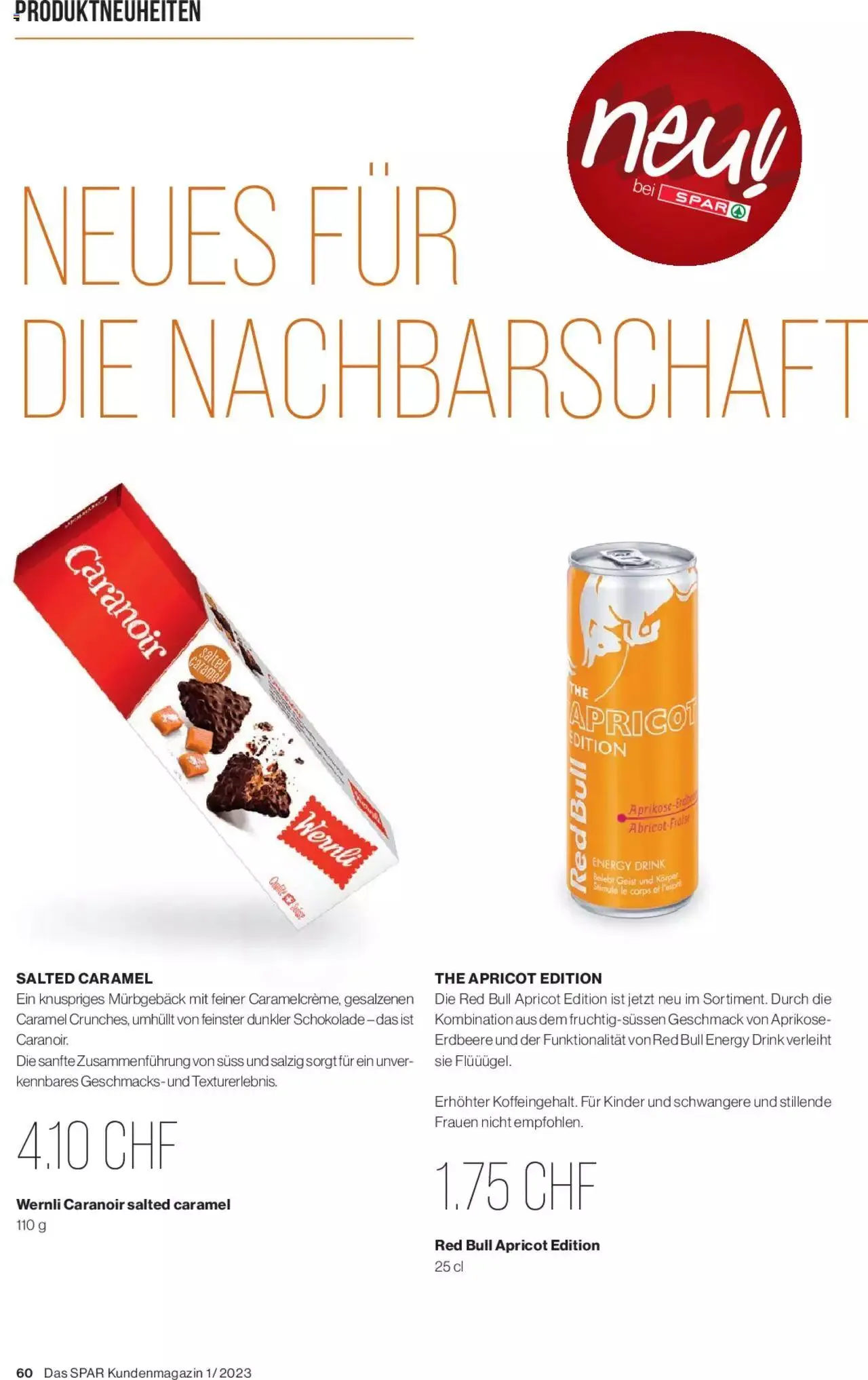SPAR Kundenmagazin von 2. März bis 31. Dezember 2023 - Prospekt seite  60