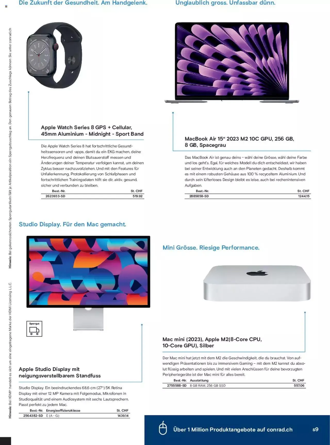 Conrad Innovation-News von 18. Juli bis 31. Dezember 2023 - Prospekt seite 33