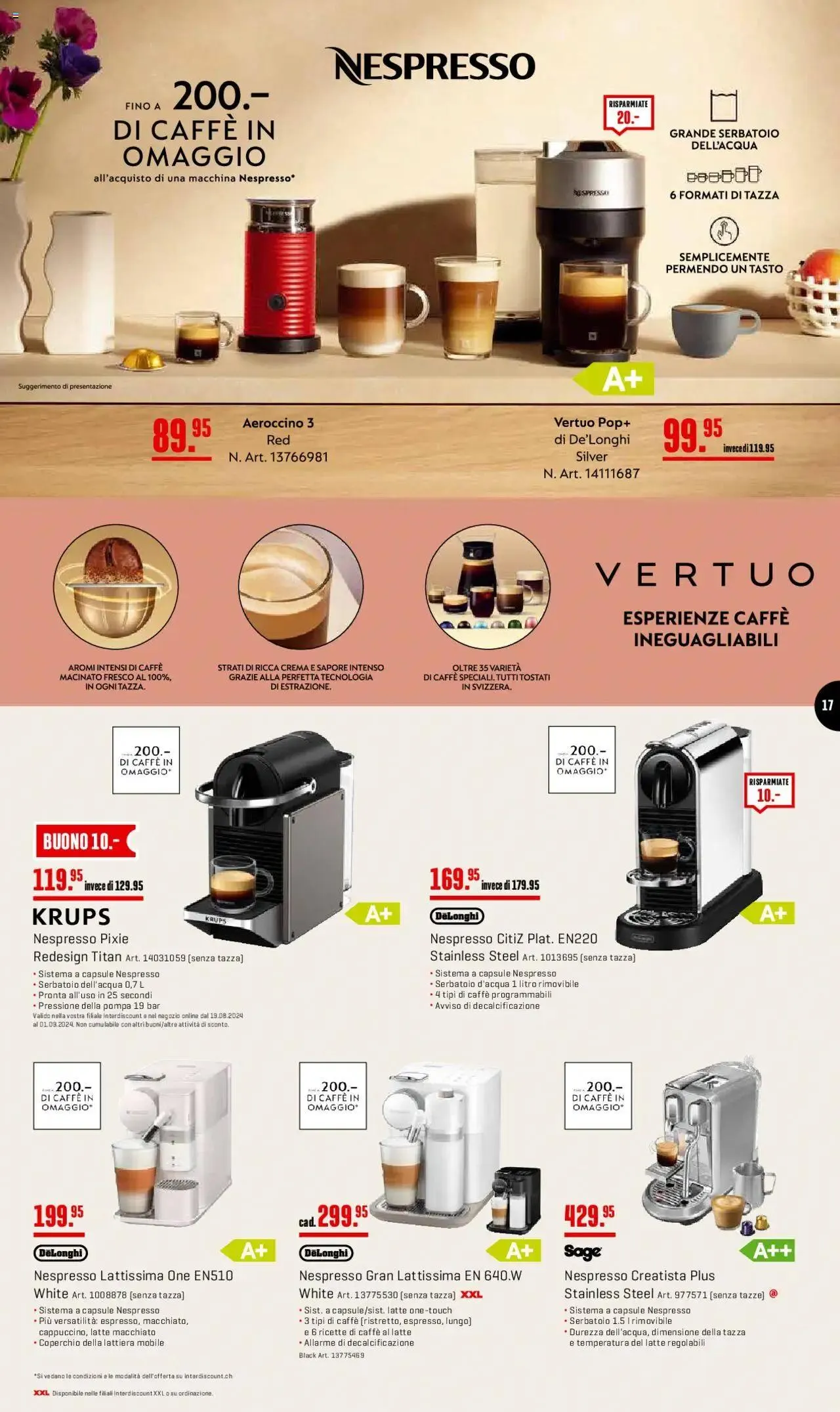 Interdiscount Prospetto von 2. September bis 22. September 2024 - Prospekt seite  17