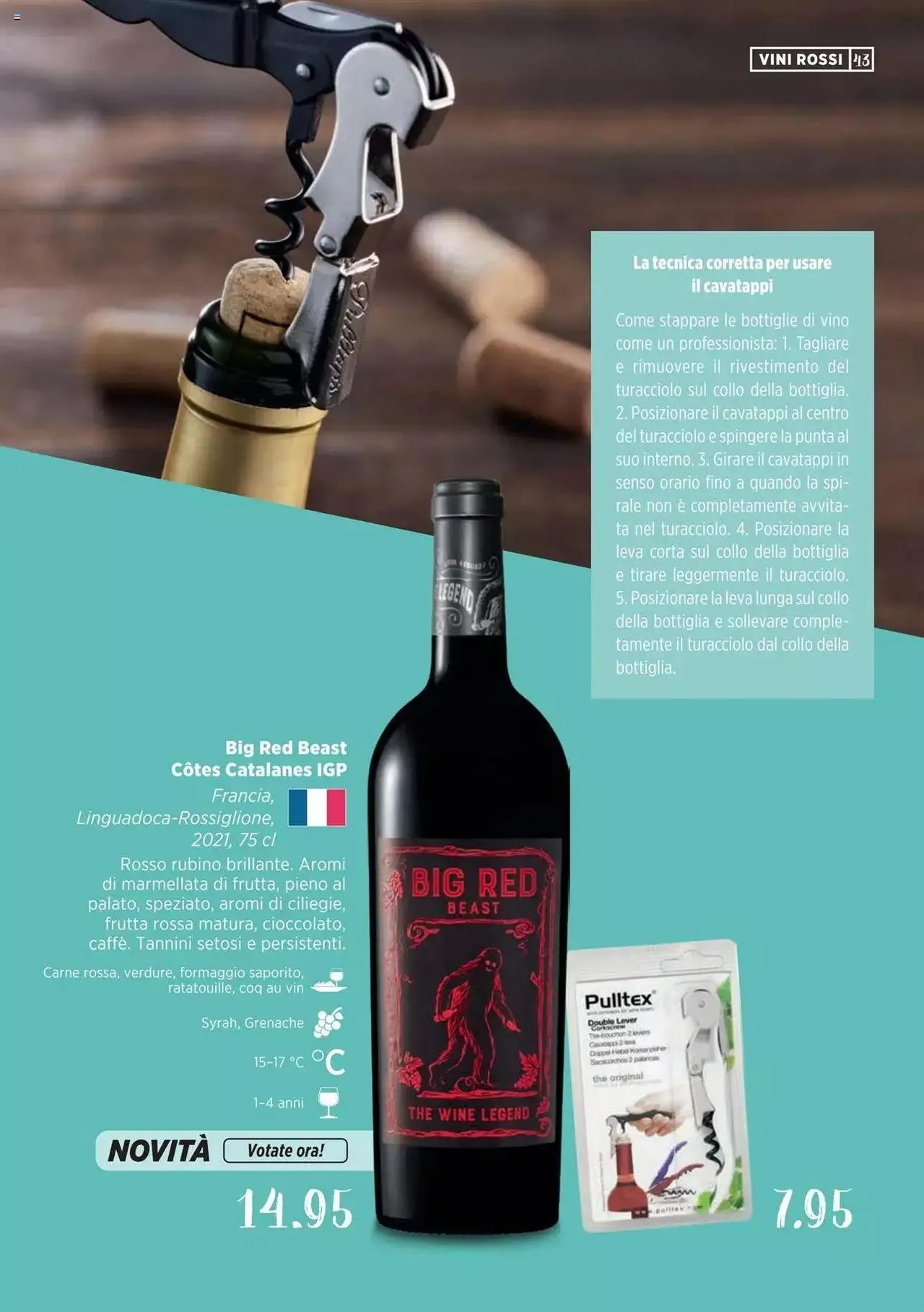 Denner Guida dei vini 2023 / 2024 IT von 11. September bis 31. Dezember 2023 - Prospekt seite  43