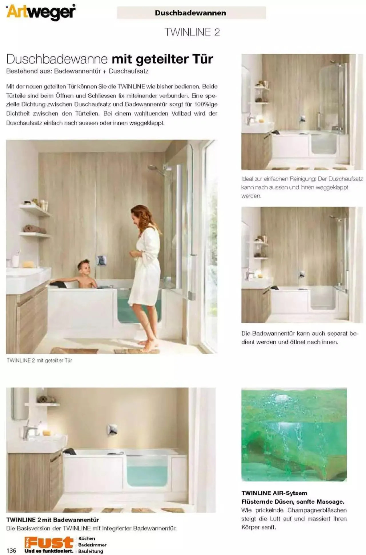 Fust Badezimmermagazin von 17. April bis 31. Dezember 2023 - Prospekt seite  136