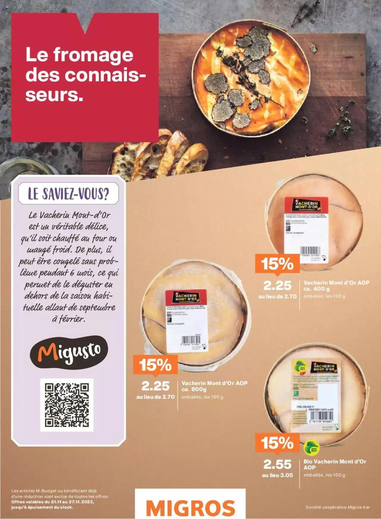 Migros Magazin FR von 20. November bis 31. Dezember 2023 - Prospekt seite  42