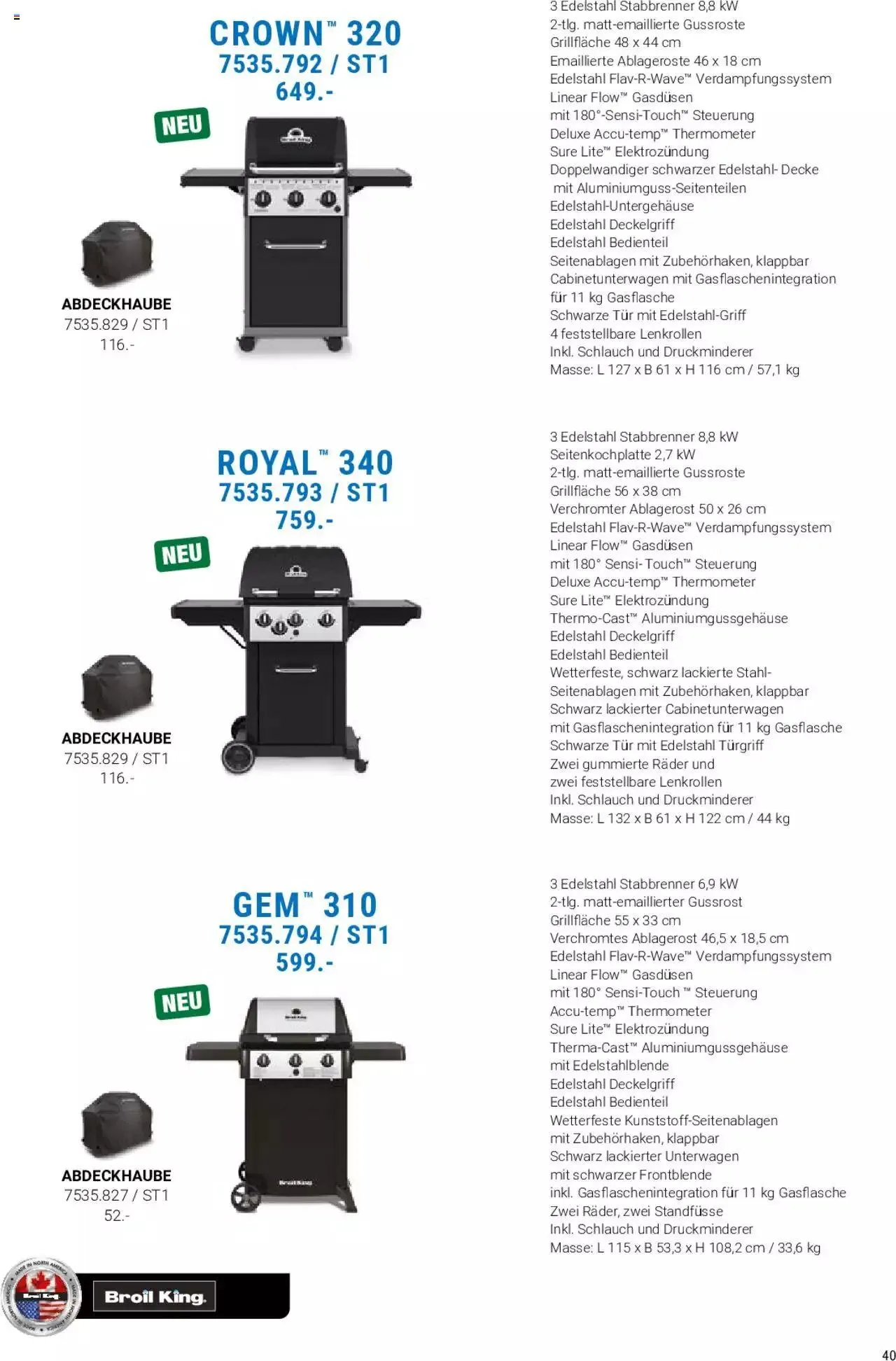DO IT+GARDEN MIGROS - Grill von 22. März bis 31. Dezember 2023 - Prospekt seite  40