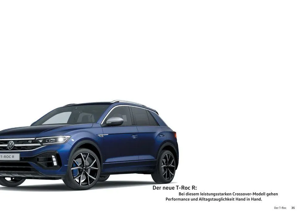 Der T-Roc von 16. Januar bis 31. Dezember 2024 - Prospekt seite  35