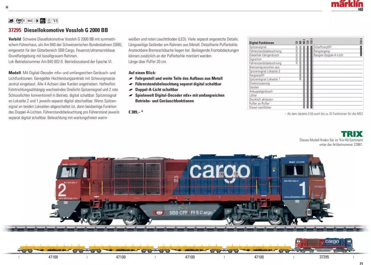 Conrad Märklin Neuheiten 2023 von 13. März bis 31. Dezember 2023 - Prospekt seite  73