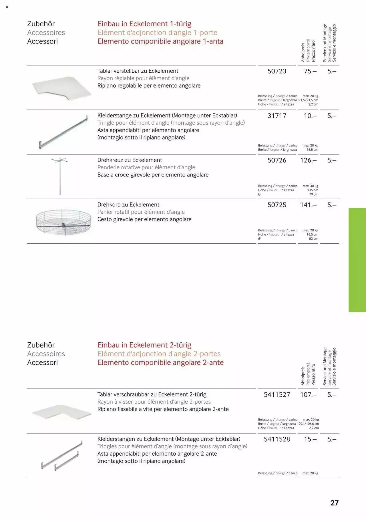Pfister Aktionen Jutzler Katalog 2024 von 19. Dezember bis 31. Dezember 2024 - Prospekt seite  27