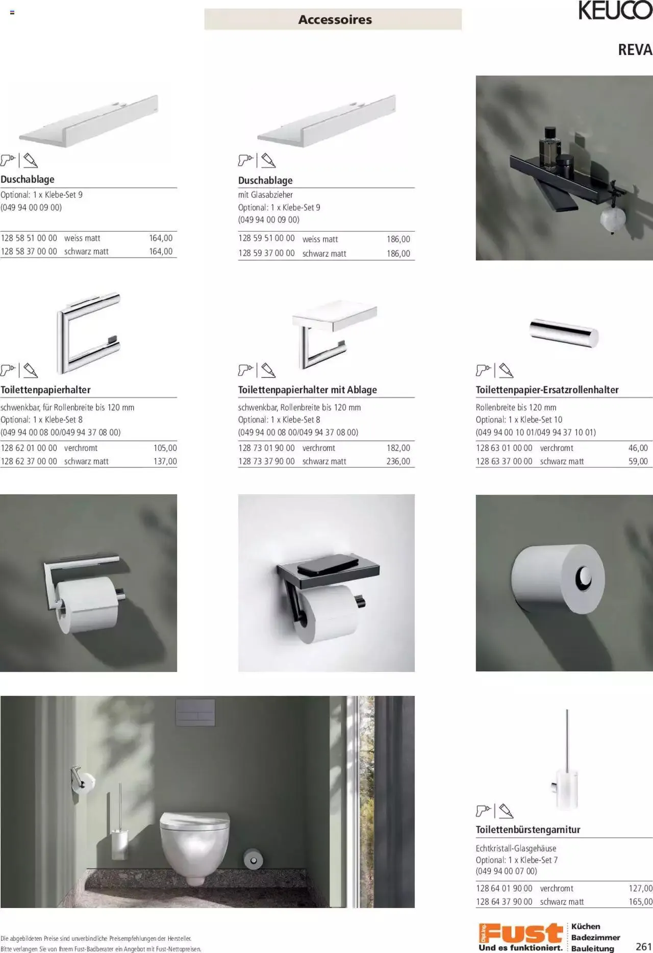 Fust Aktionen Badezimmermagazin von 17. April bis 31. Dezember 2024 - Prospekt seite  261