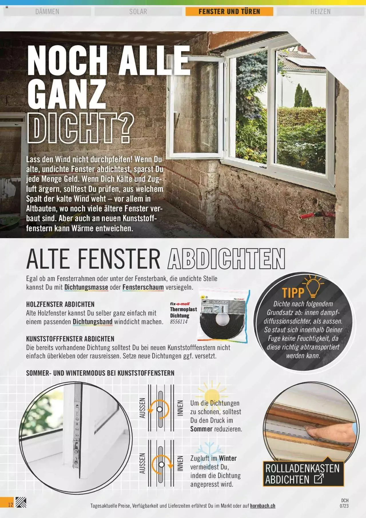 Hornbach Aktionen von 16. August bis 31. Dezember 2023 - Prospekt seite 12