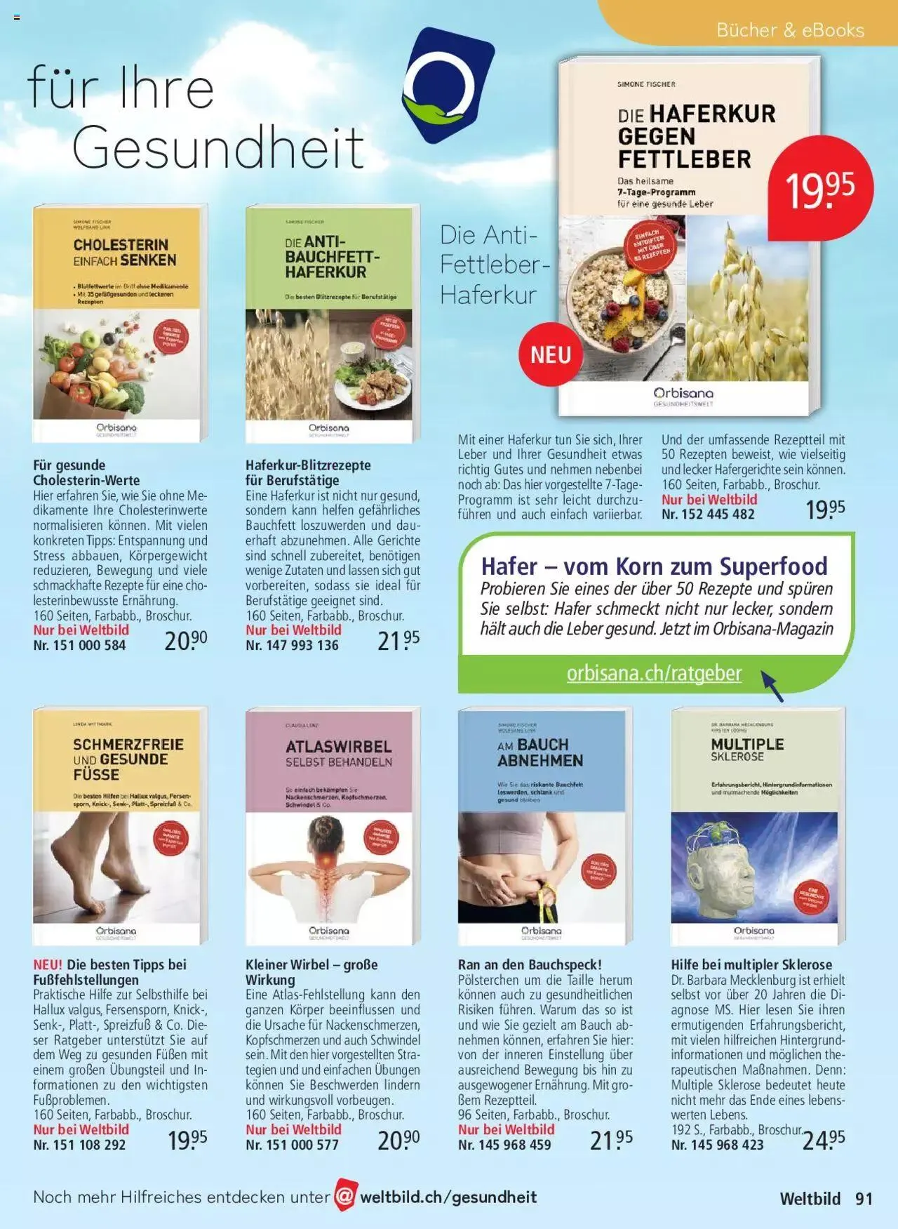 Weltbild Aktionen von 19. April bis 31. Dezember 2024 - Prospekt seite 91
