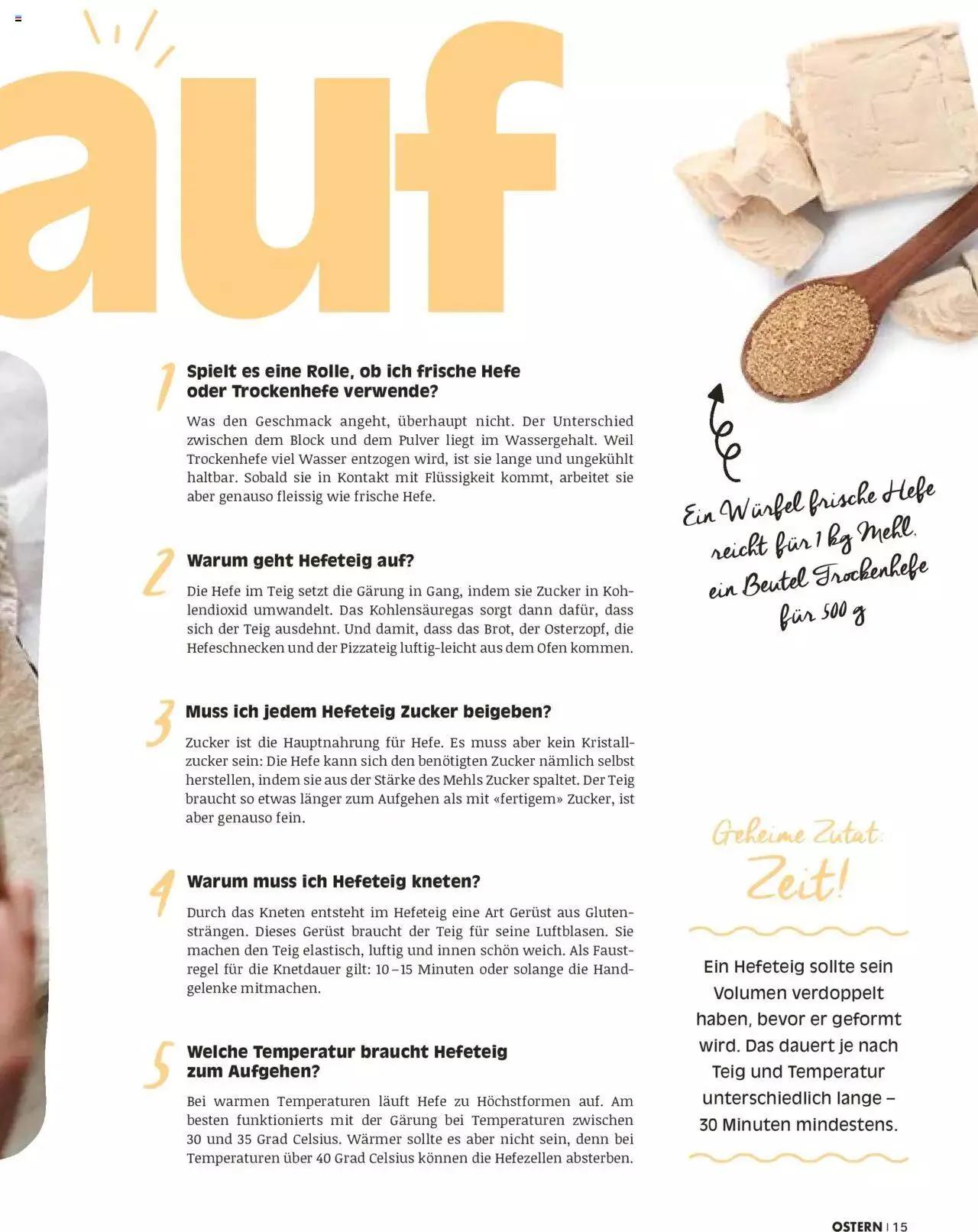 Coop Aktionen Ostern von 28. März bis 31. Dezember 2023 - Prospekt seite  15