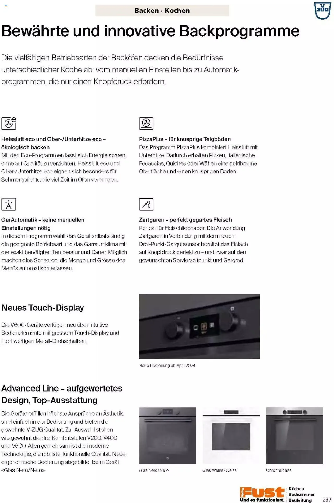 Fust Küchen- und Badezimmerprospekt von 4. März bis 31. Dezember 2024 - Prospekt seite  237