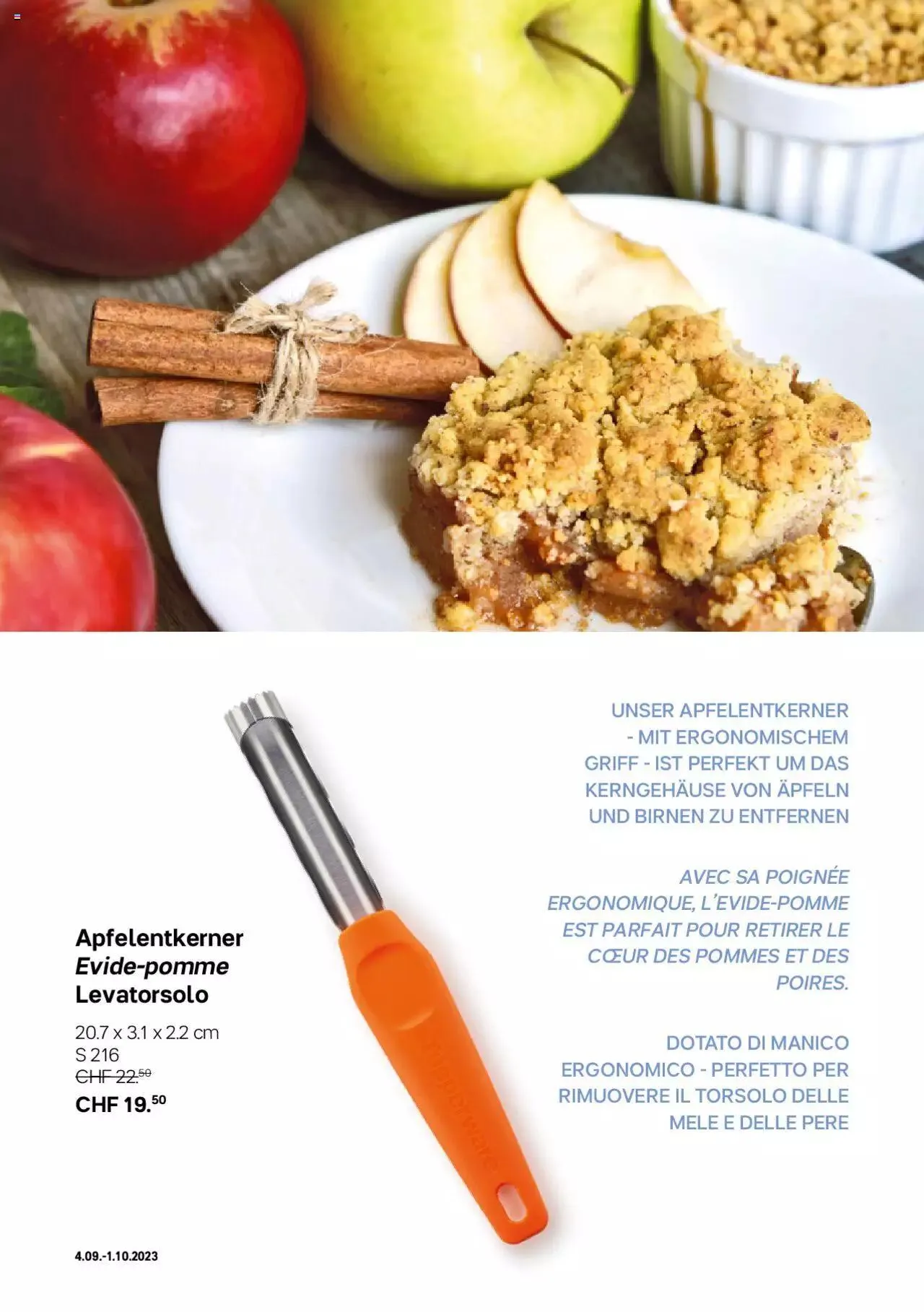 Tupperware Aktionen von 4. September bis 1. Oktober 2023 - Prospekt seite  4