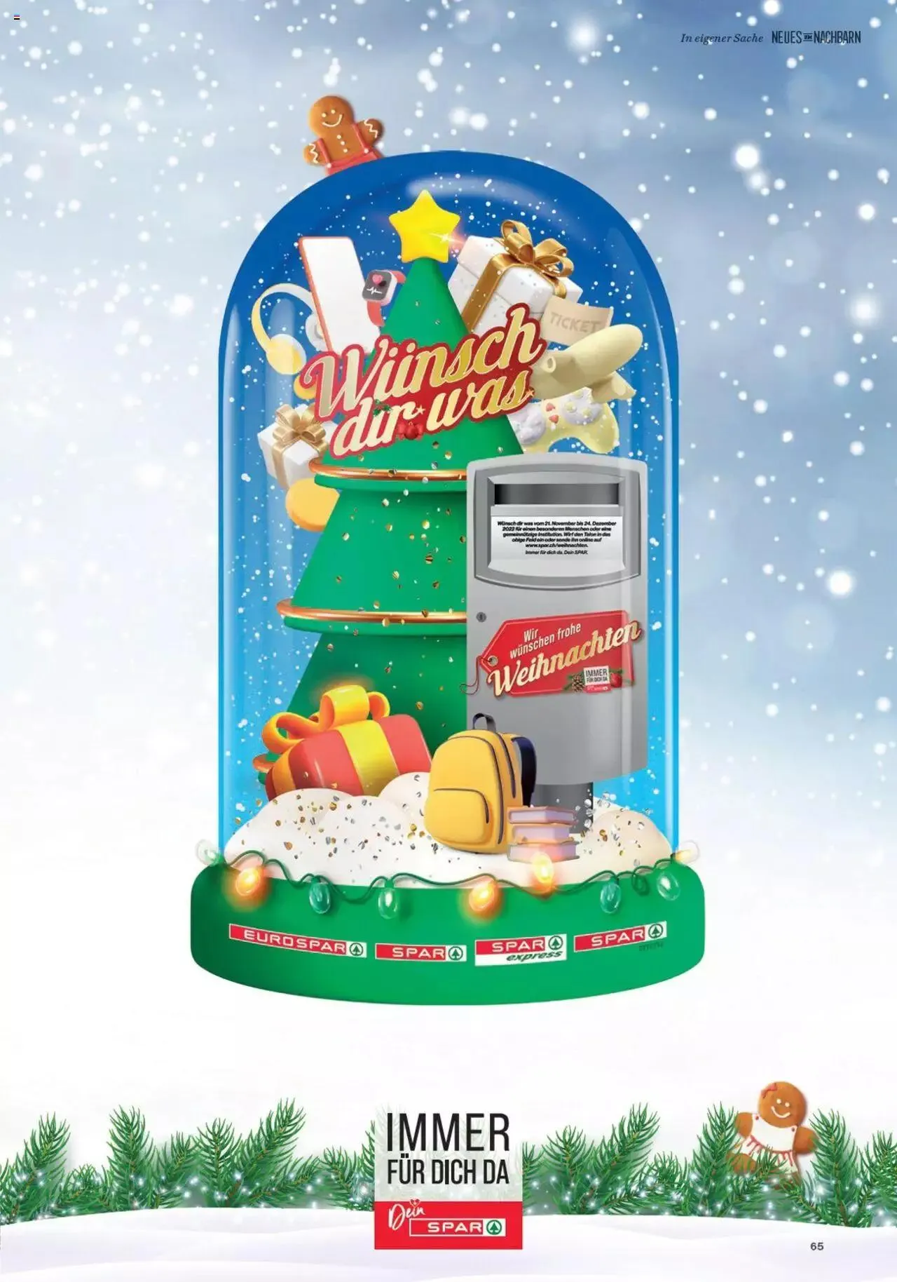 SPAR - Kundenmagazin 06 von 23. November bis 31. Dezember 2023 - Prospekt seite 67