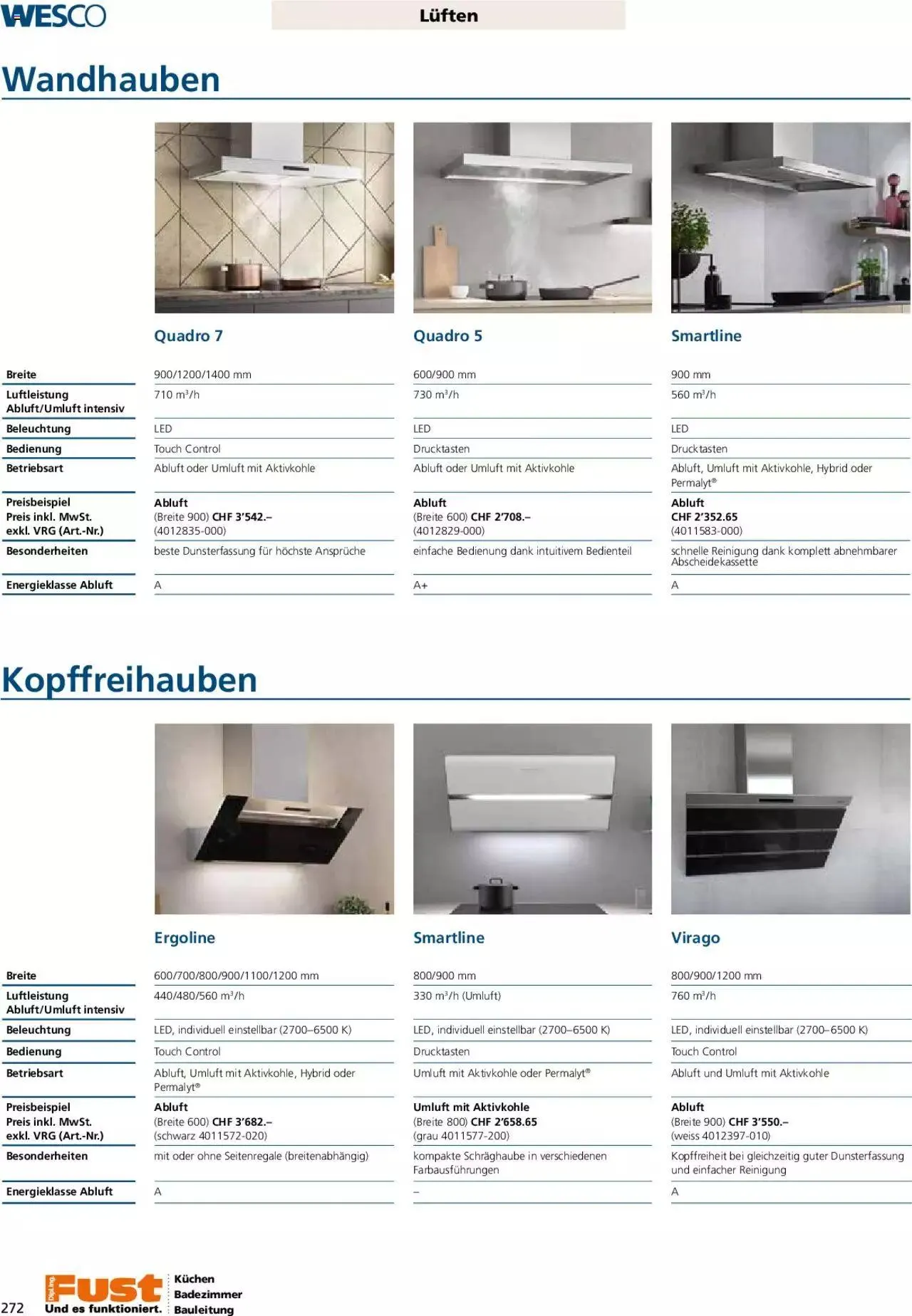 Fust - Küchenmagazin - Riesenauswahl von 22. Februar bis 31. Dezember 2023 - Prospekt seite  272