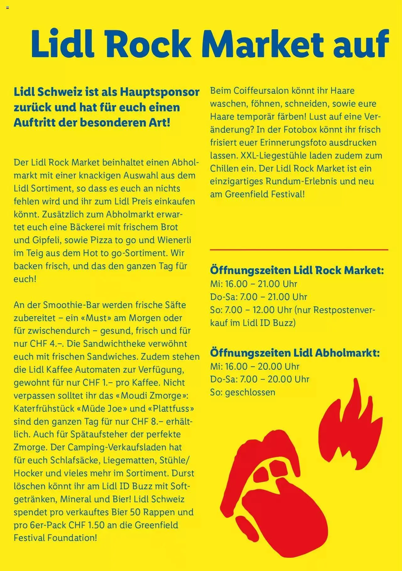 Lidl Aktionen Rock Market at Greenfield von 5. Juni bis 31. Dezember 2023 - Prospekt seite 10